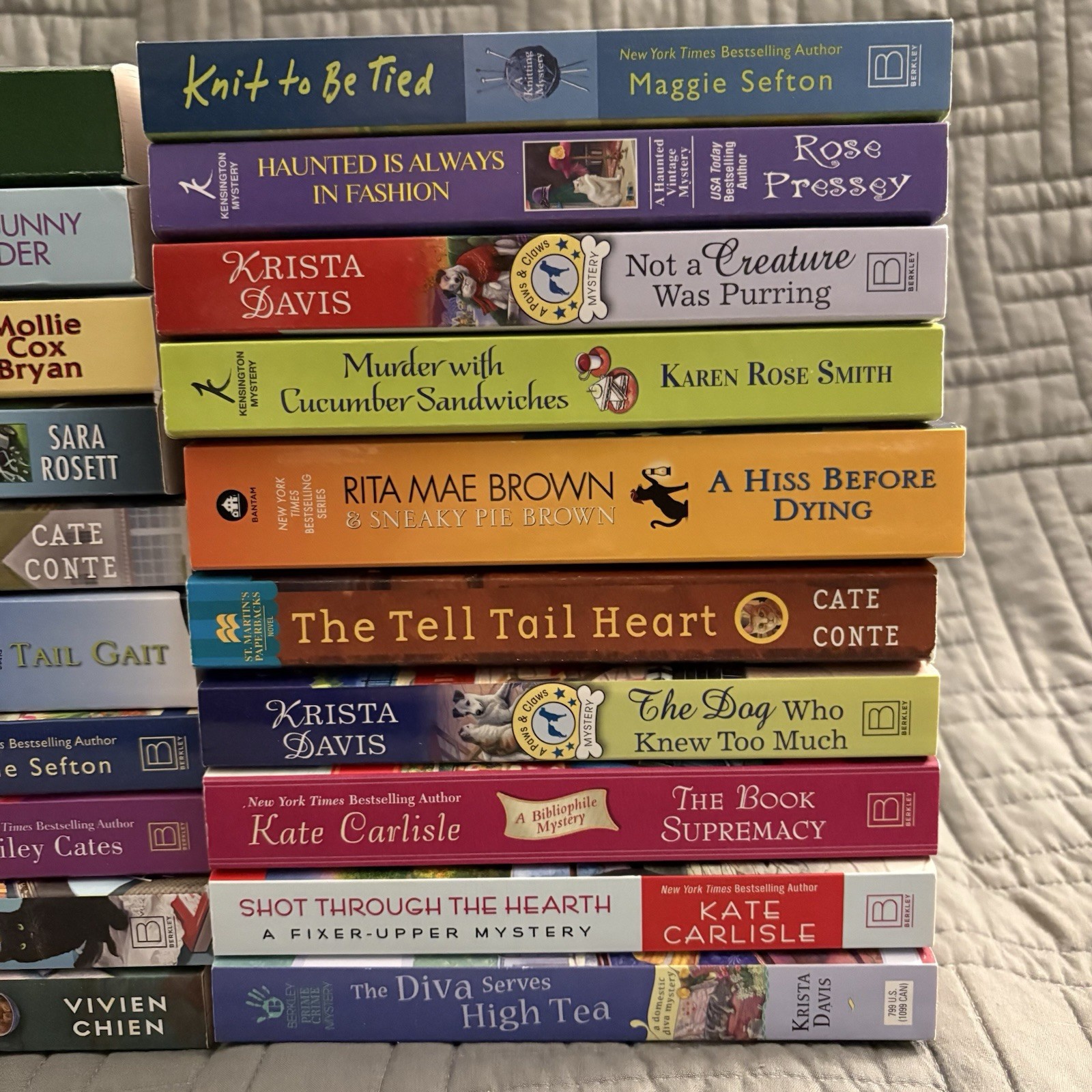 Cozy Mysteries Paperback lot of 20 Books – Mixed Authors