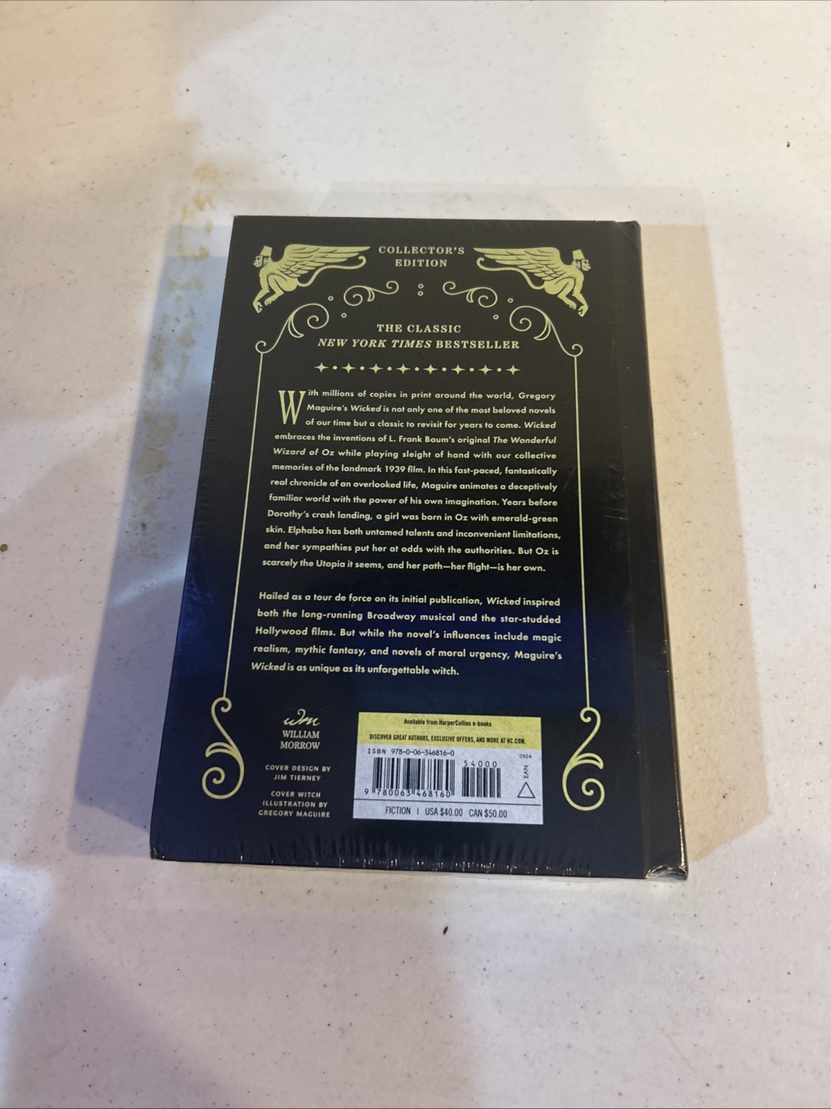 Barnes & Noble Signed Edition Of Wicked By Gregory Maguire AUTOGRAPH NEW SEALED