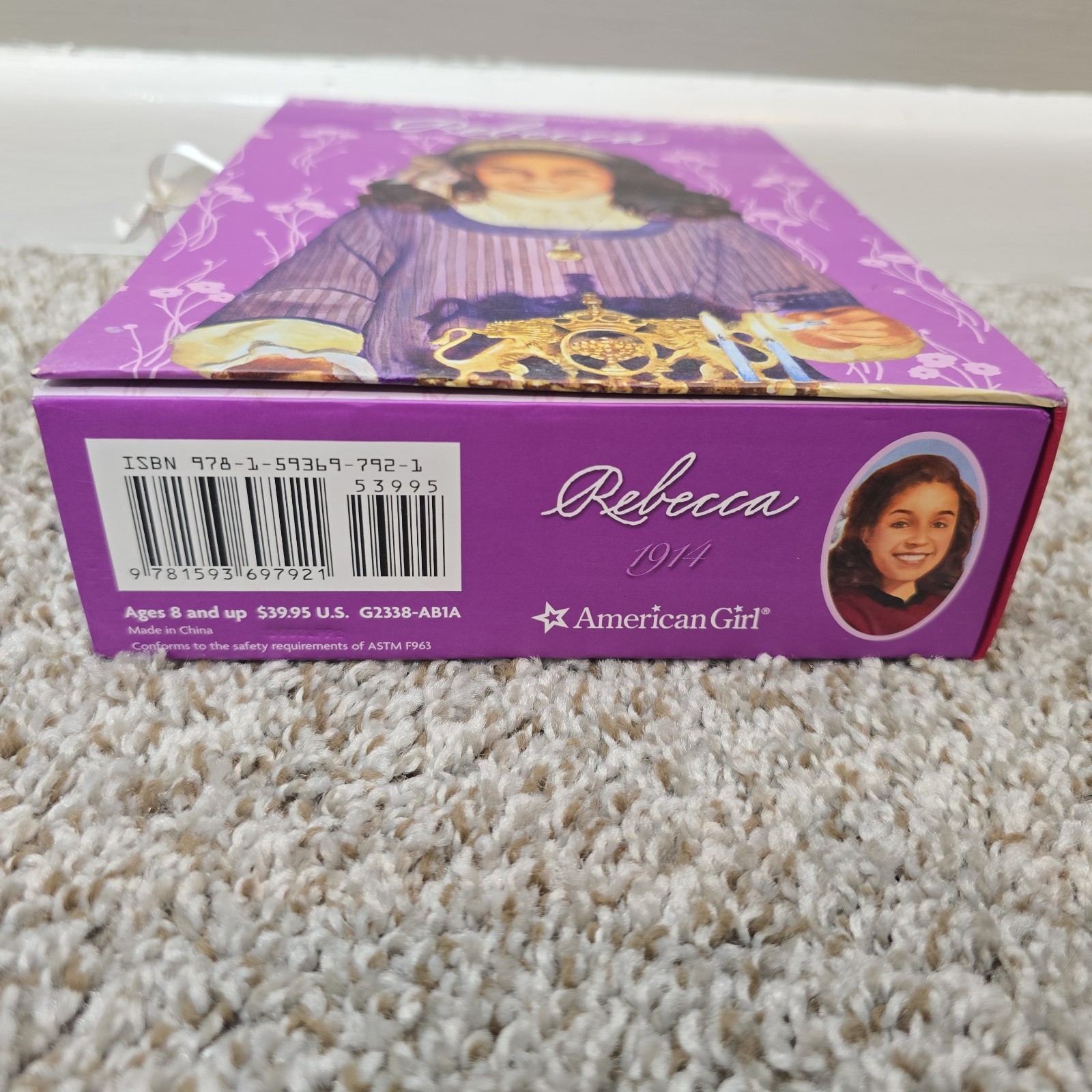 American Girl Rebecca 1914 6 Book Box Set by Jacqueline Dembar Greene w Game