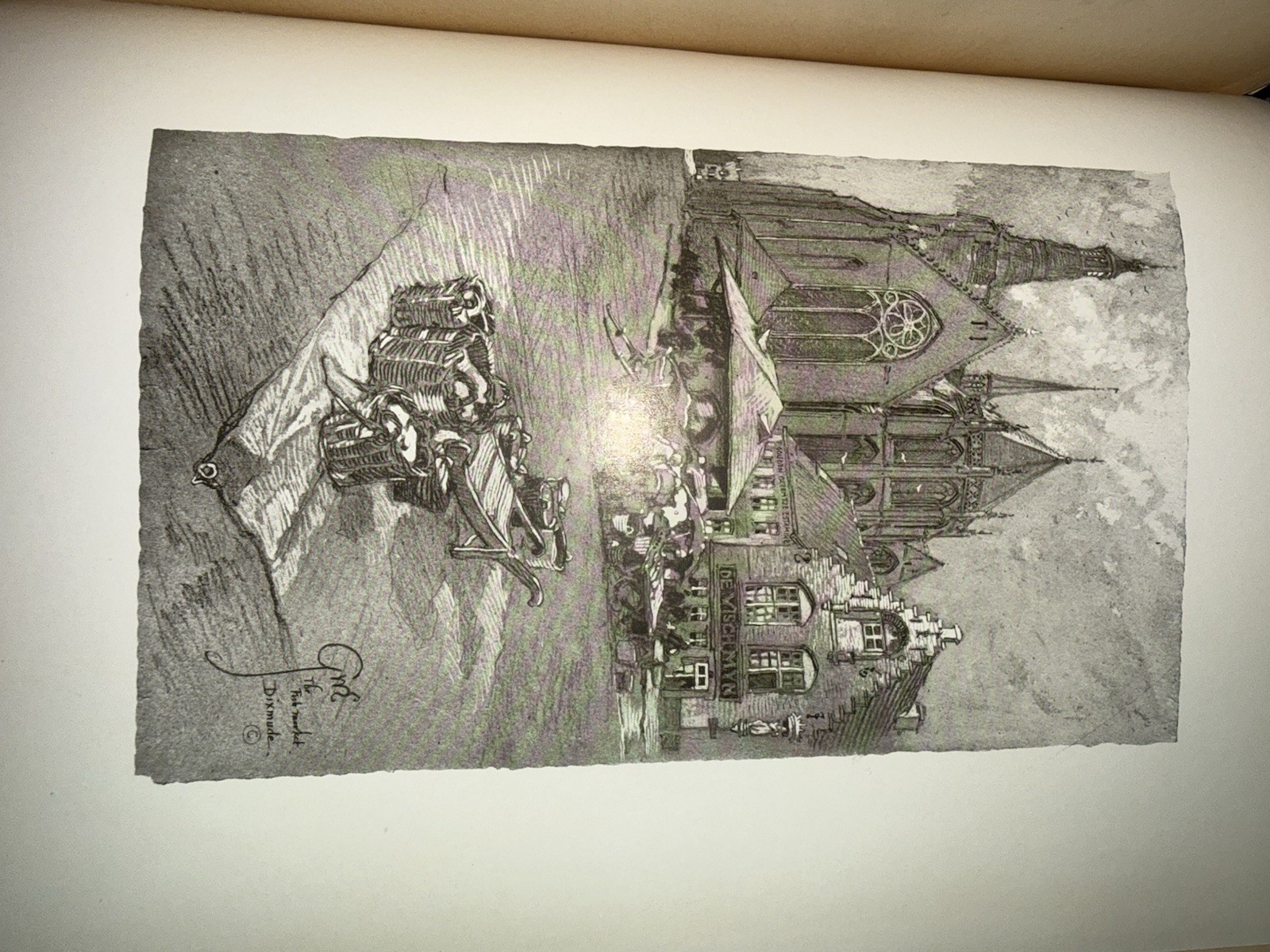 Vanished Towers and Chimes of Flanders George Wharton Edwards 1916 HC Antique
