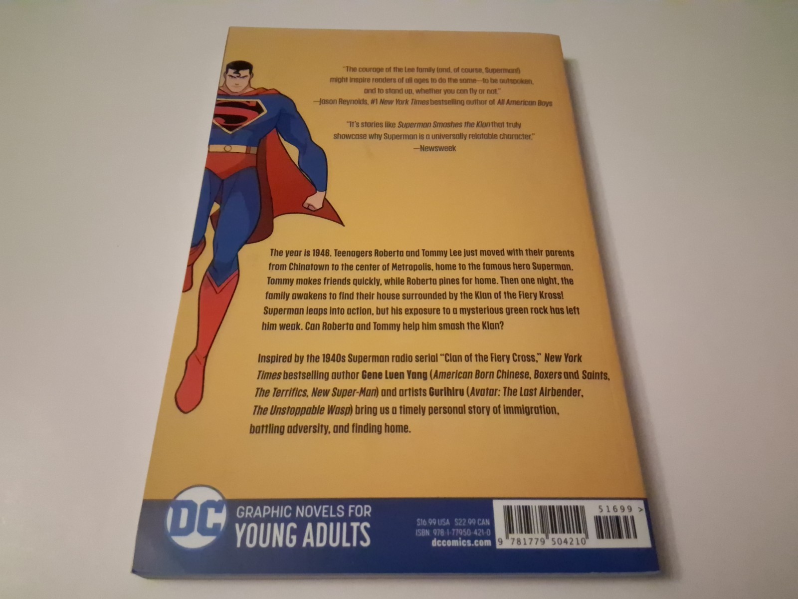 Superman Smashes the Klan by Gene Luen Yang (2020, Trade Paperback)