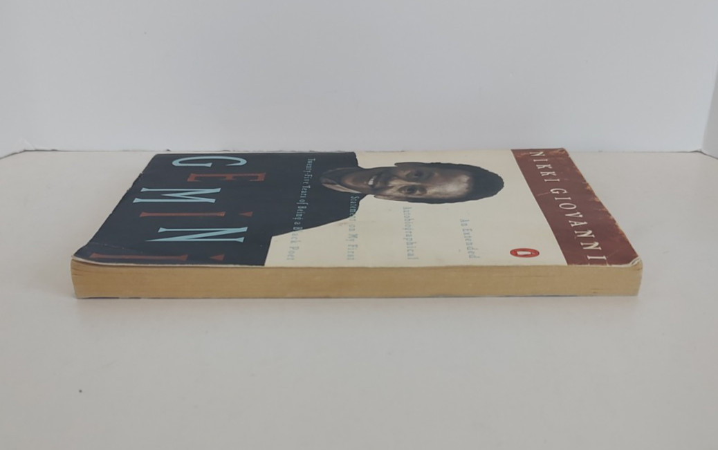 Gemini by Nikki Giovanni Paperback Autobiography 1960s America Life as a Poet