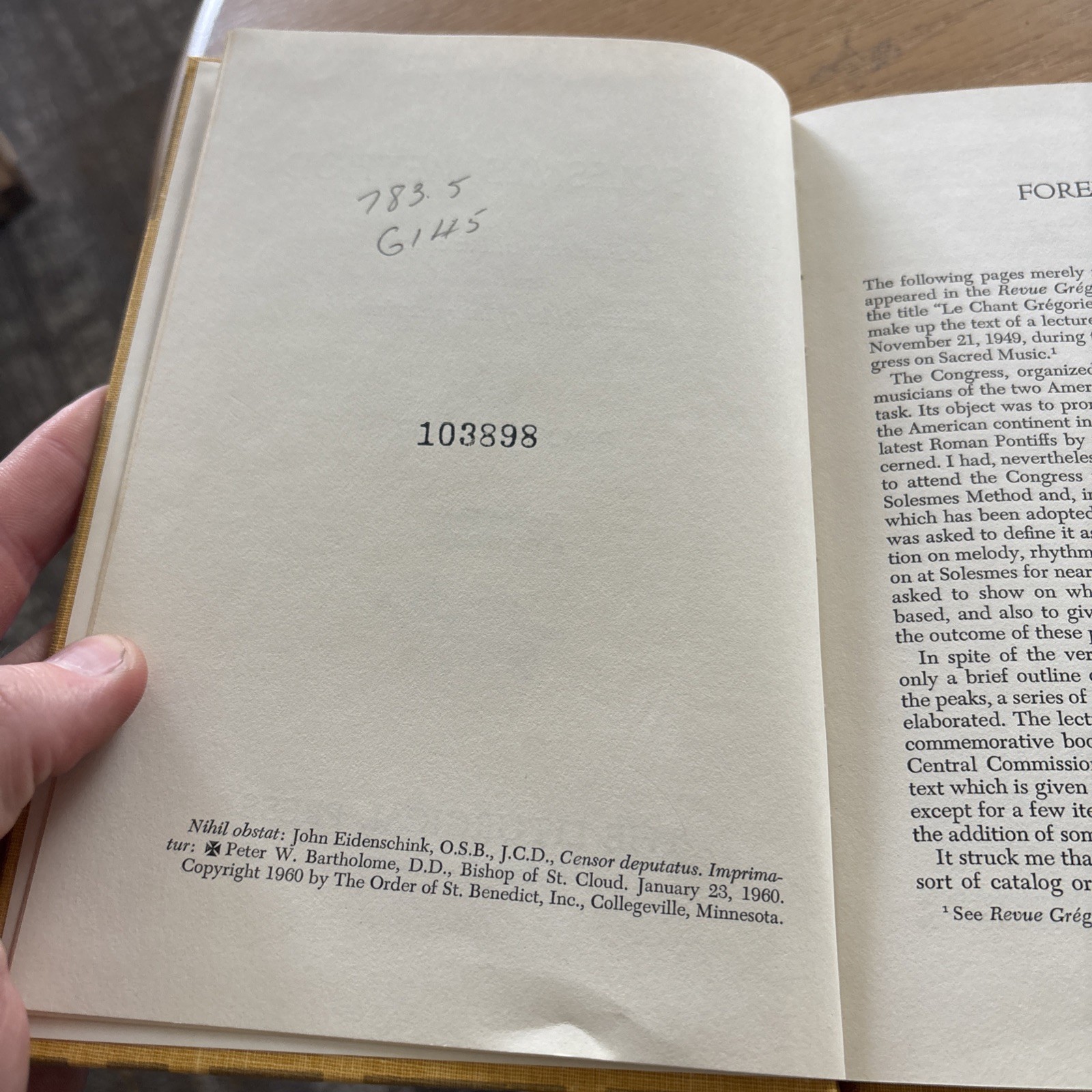 Solesmes Method Vintage 1960 Trade Paperback Joseph Gajard Liturgical Press GOOD