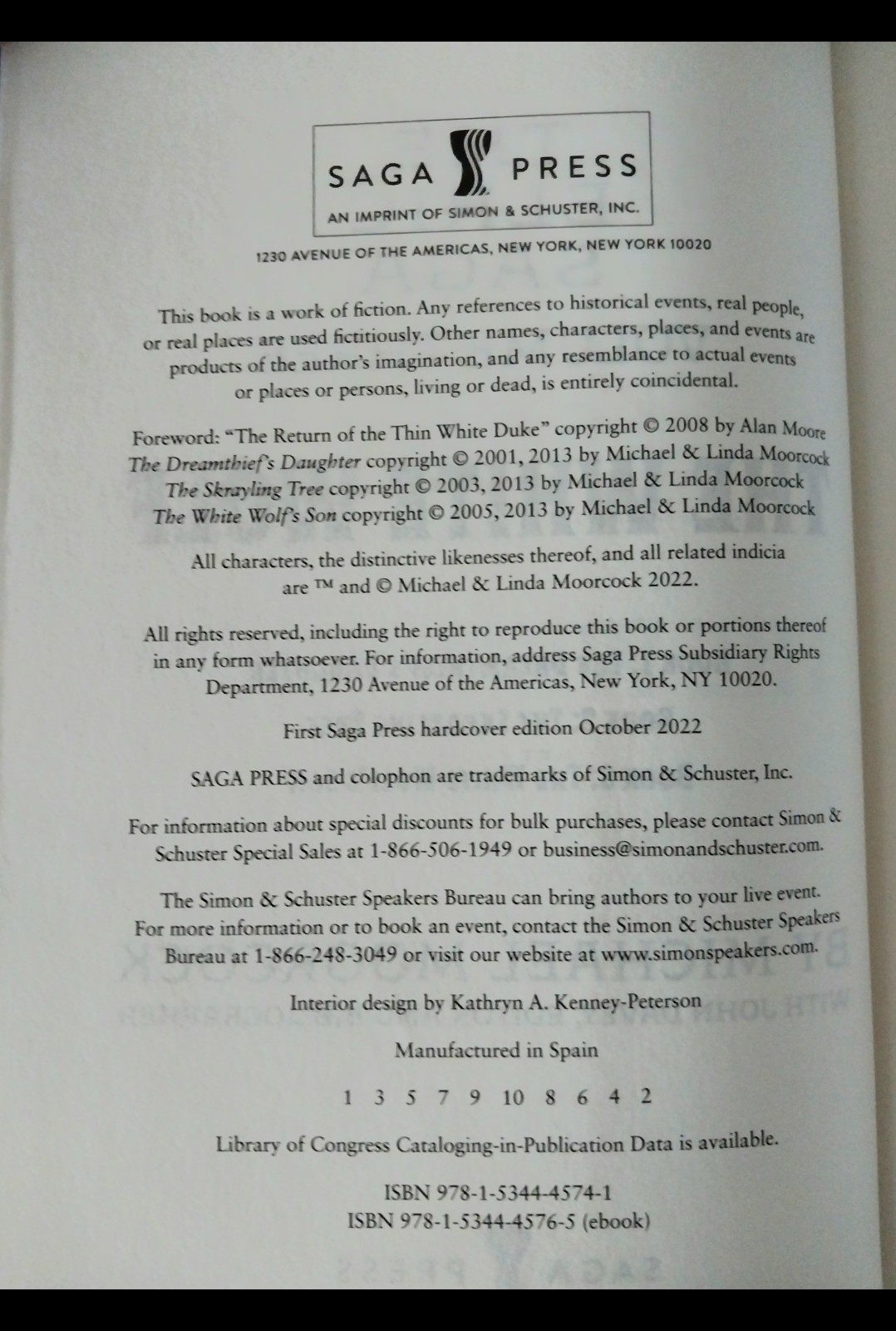 Michael Moorcock – The White Wolf – The Elric Saga 3 – 1st Edition 1st Printing