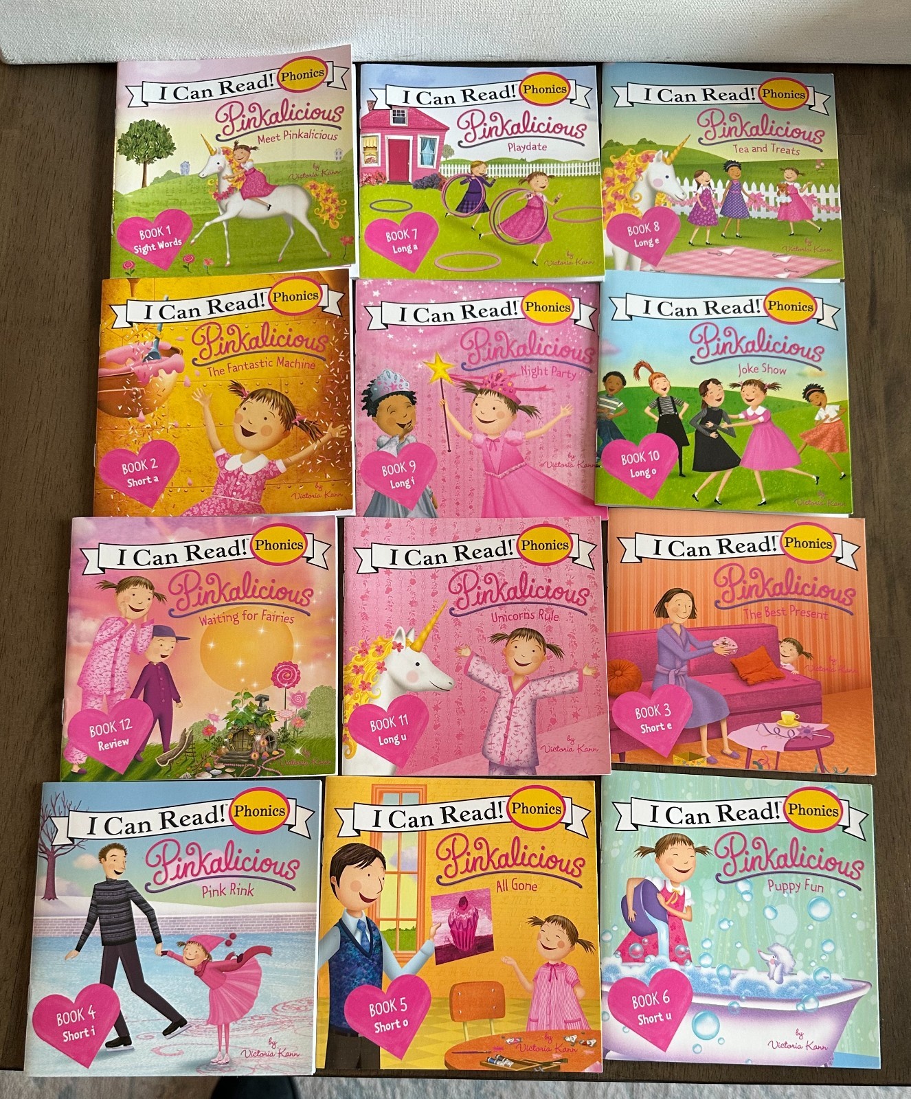 Pinkalicious Childrens Books I Can Read Phonics 12 Books