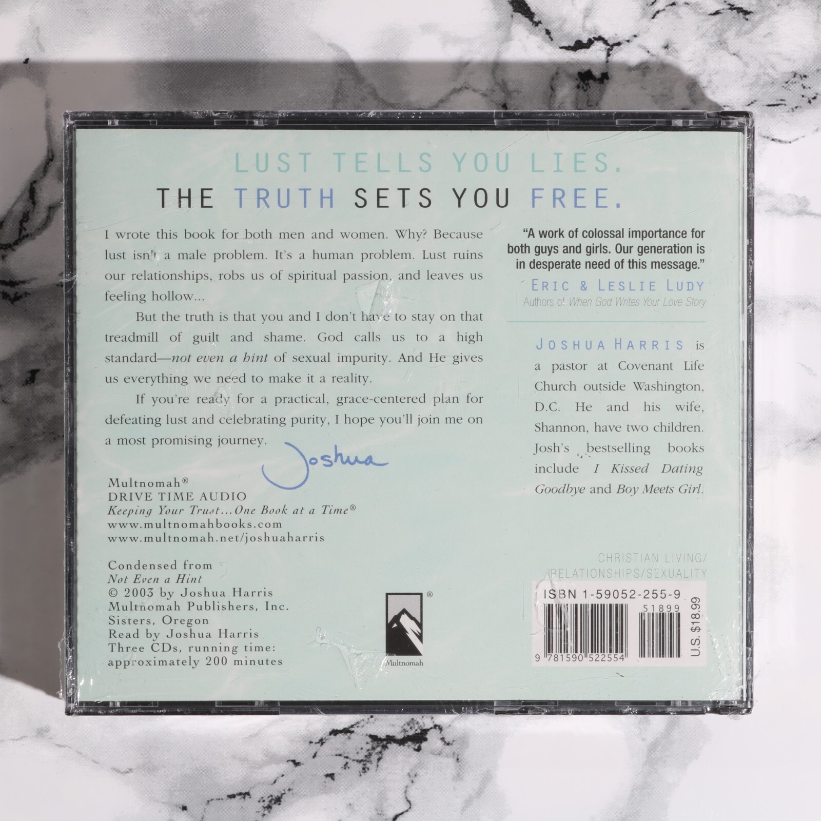 NEW – Not Even A Hint – Joshua Harris (3-Disc CD Set, 2003) — (Please Read)