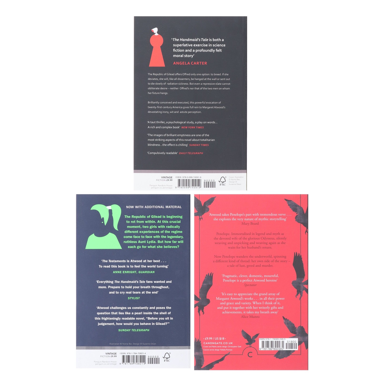 The Handmaid’s Tale, The Testaments & The Penelopiad 3 Books Set – Fic – PB