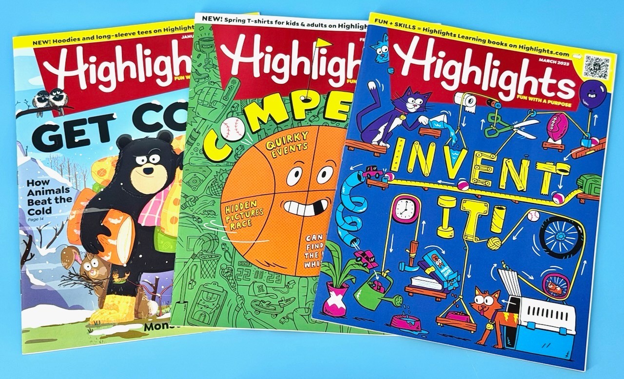 Highlights Magazine Kids Lot Of 12 – FULL YEAR 2023 Children Educational EUC