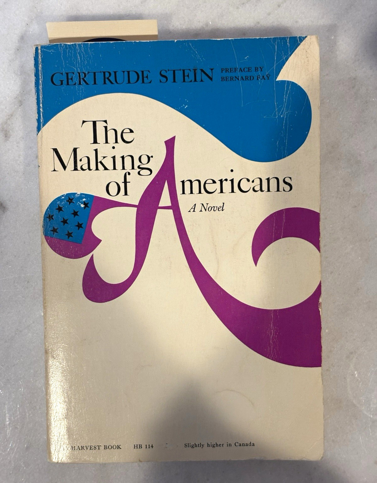 Gertrude Stein The Making of Americans Paperback Harvest Book 1962 3rd Printing