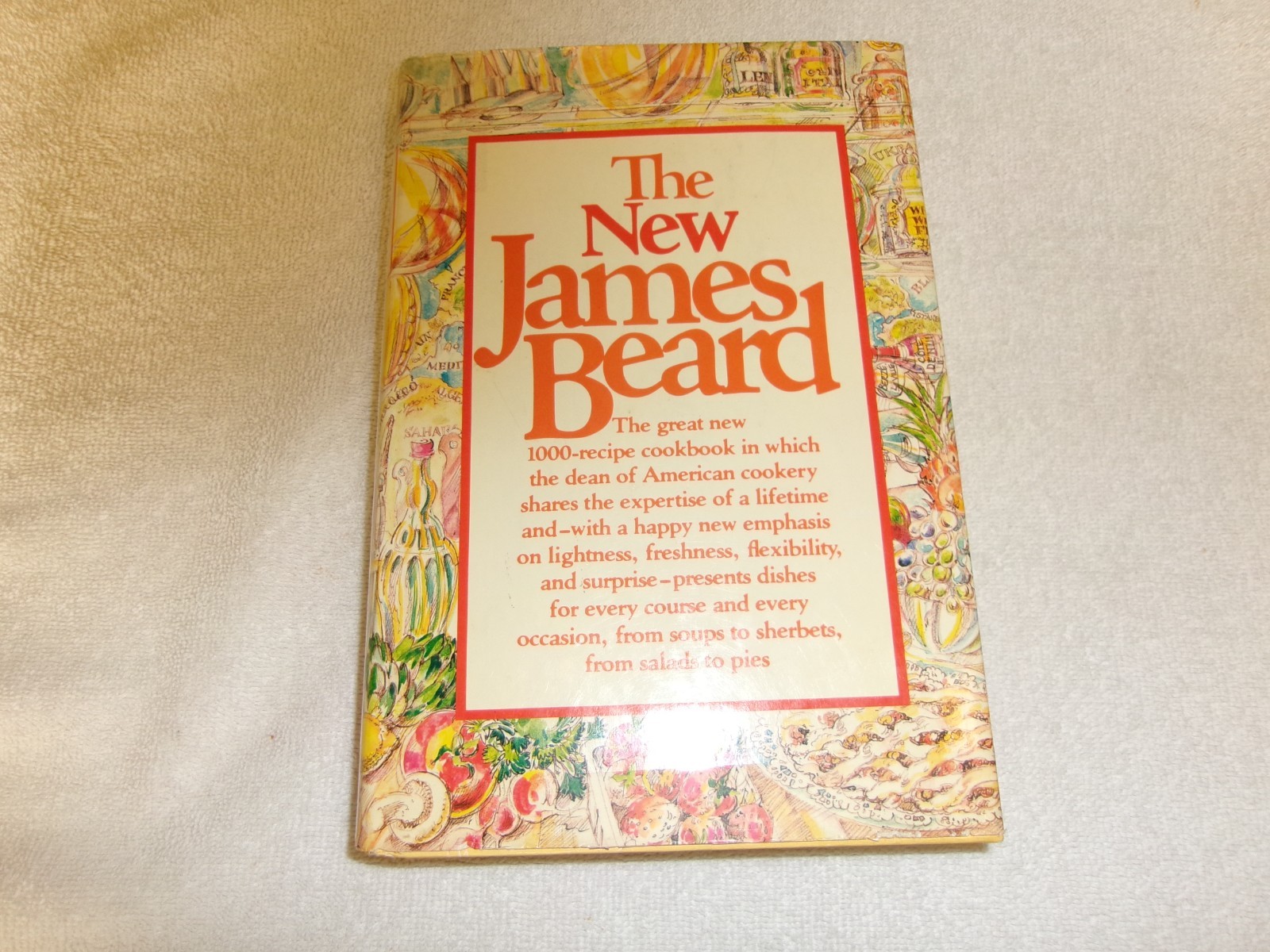The New James Beard Cookbook 1st Edition Hardcover Book Jacket 1981 FASTSHIP