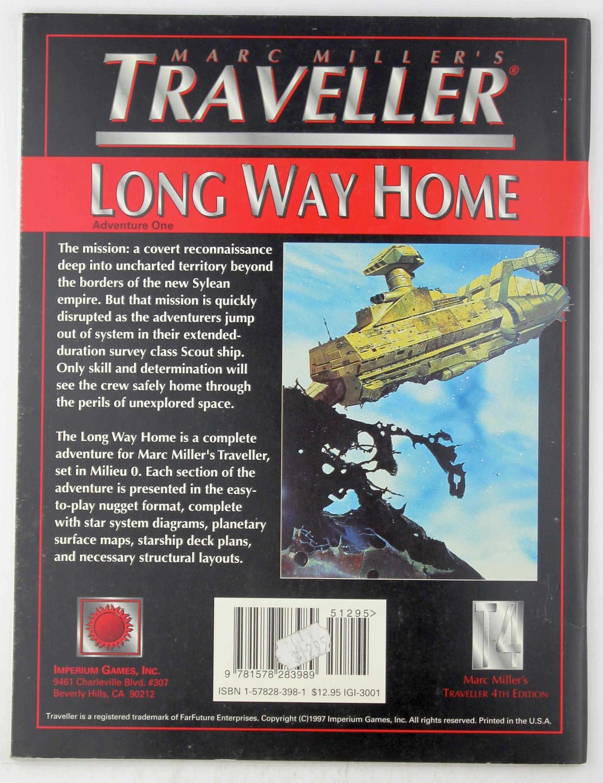 Long Way Home (Marc Miller’s Traveller – T4) David Burden Imperium Games