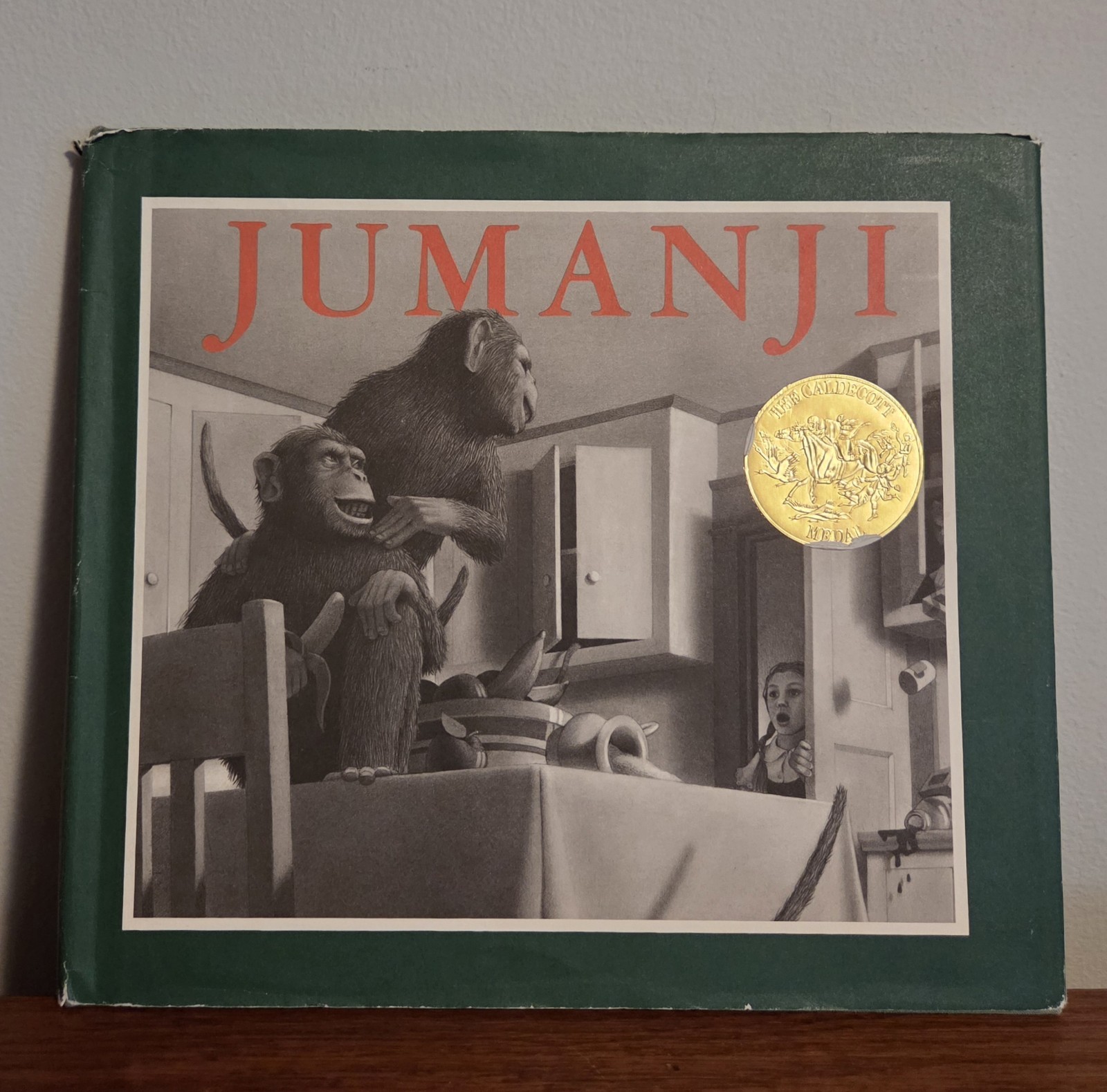 SIGNED JUMANJI by Chris Van Allsburg 1st Edition 1st Print 1981 Autographed 1992