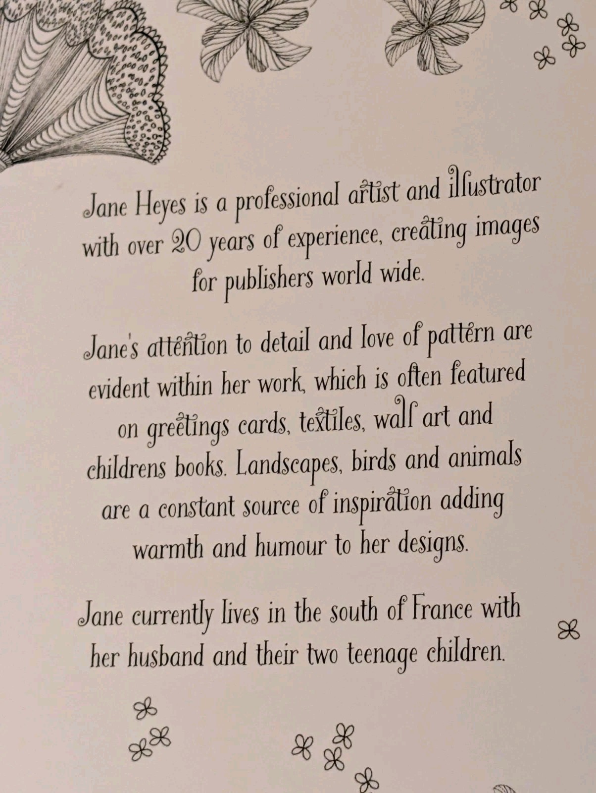 New! Blossoms And Butterflies, Color Your World (Jane Heyes) intricate coloring