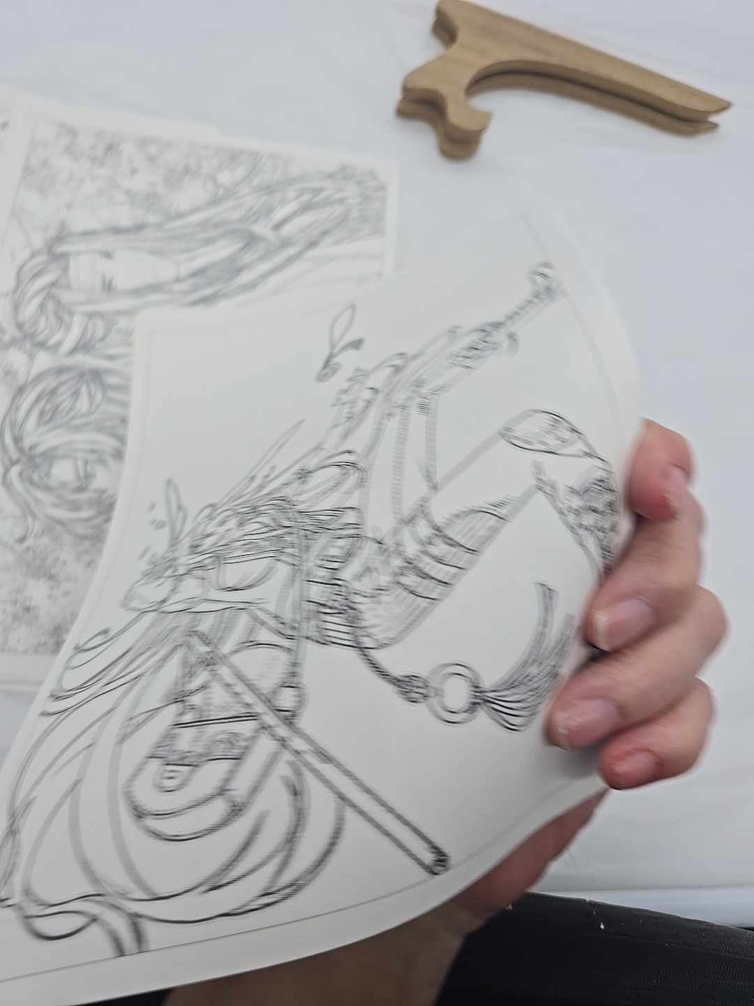 ACG Anime Coloring Book – 24 Loose Pages Color Pencil or Artist Choice SEE PICS