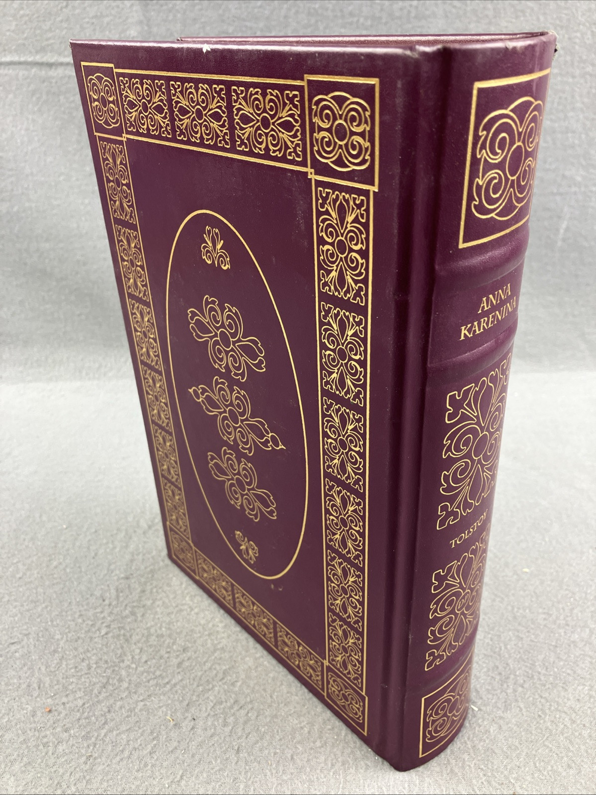 Anna Karenina by Leo Tolstoy Leather Bound Hardcover Dalmatian Press Acceptable