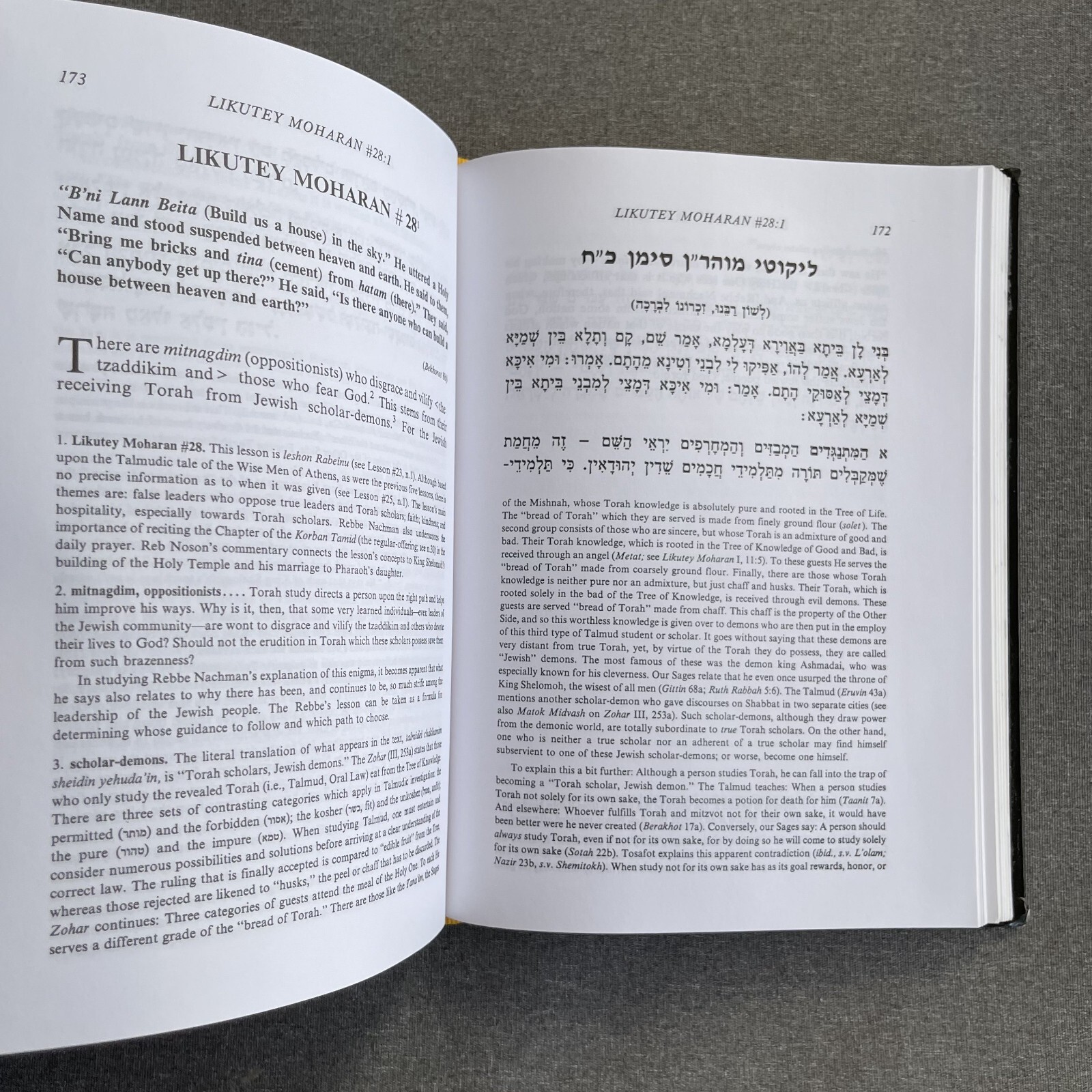 LIKUTEY MOHARAN Volume 4 English and Hebrew Edition English and Arabic Editio