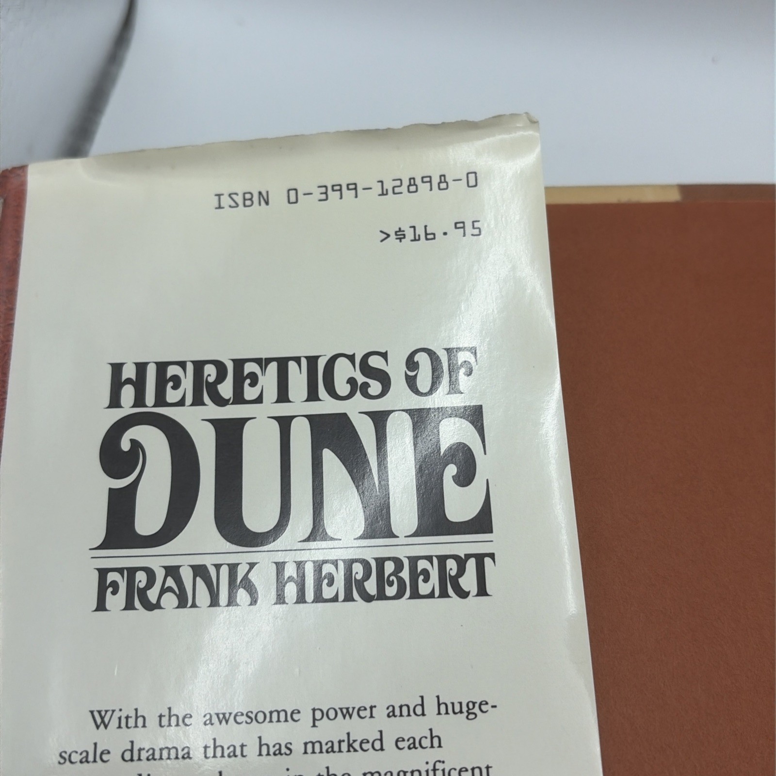 HERETICS OF DUNE Frank Herbert 1st Edition Hardcover HC Book Dust Jacket 1984
