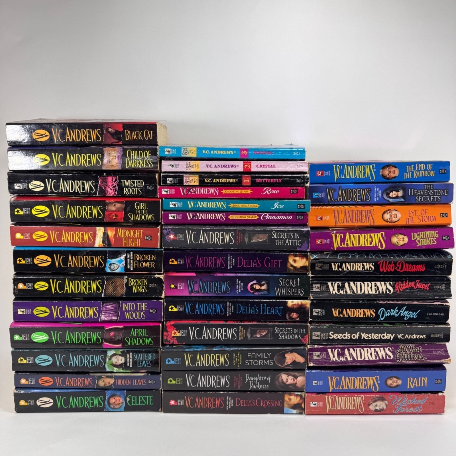 Lot 37 V.C. Andrews Books Some Keyhole Mixed Celeste Seeds of Yesterday