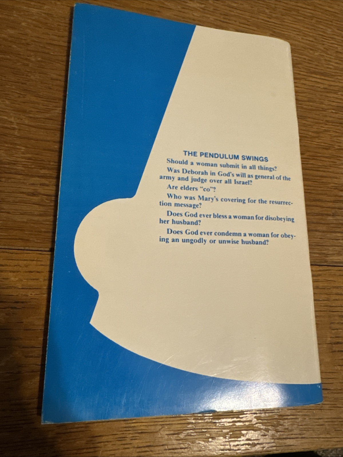 The Pendulum Swings – Bob Buess – Van, Texas – 1974 – Paperback – 92 pages