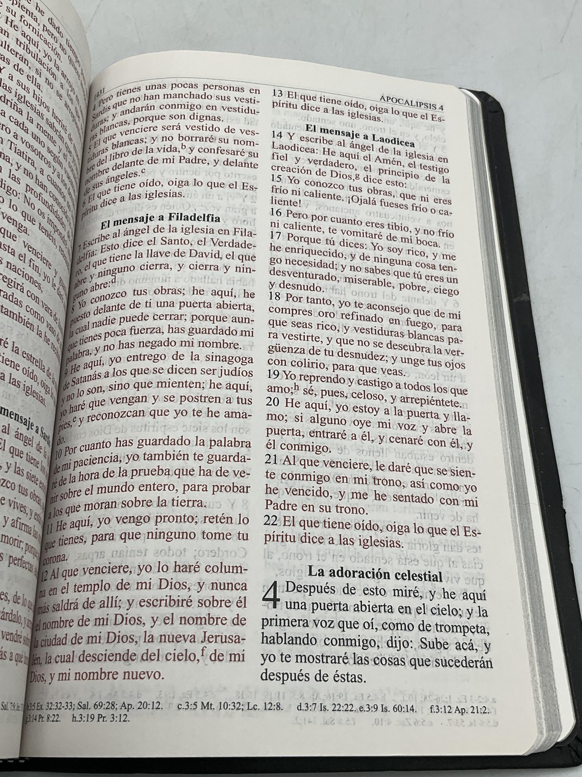 Santa Biblia Grupo Nelson RVR 1960 Black 2006 USA Spanish softcover, good