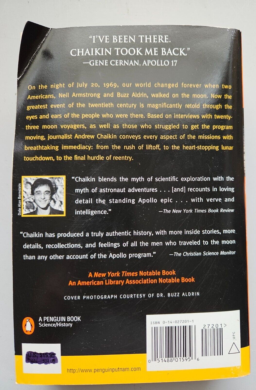 “A Man On The Moon” by Andrew Chaikin/Foreword by Tom Hanks Book/ 670 Pages