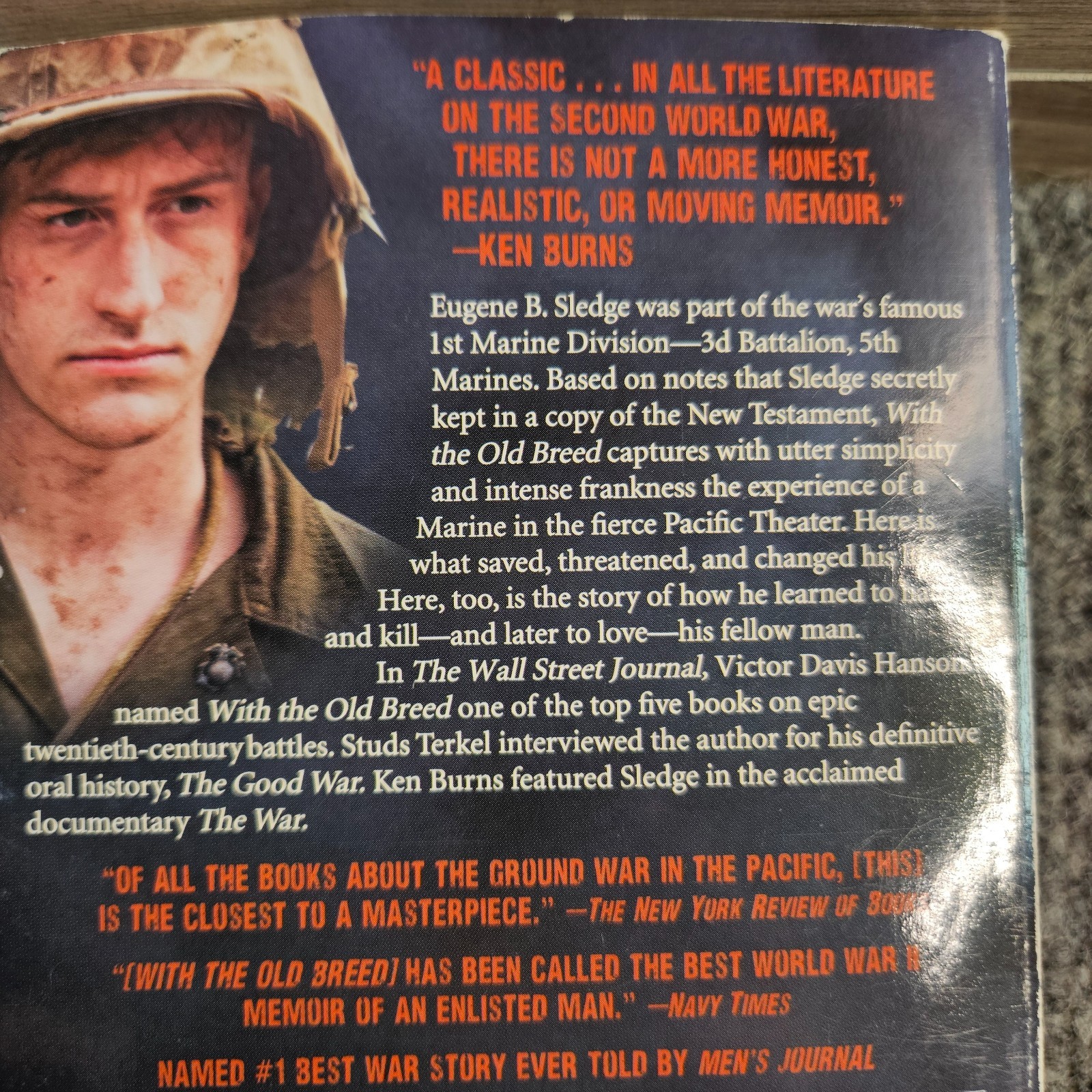 With the Old Breed E.B. Sledge PB WWII Pacific War Memoir Book