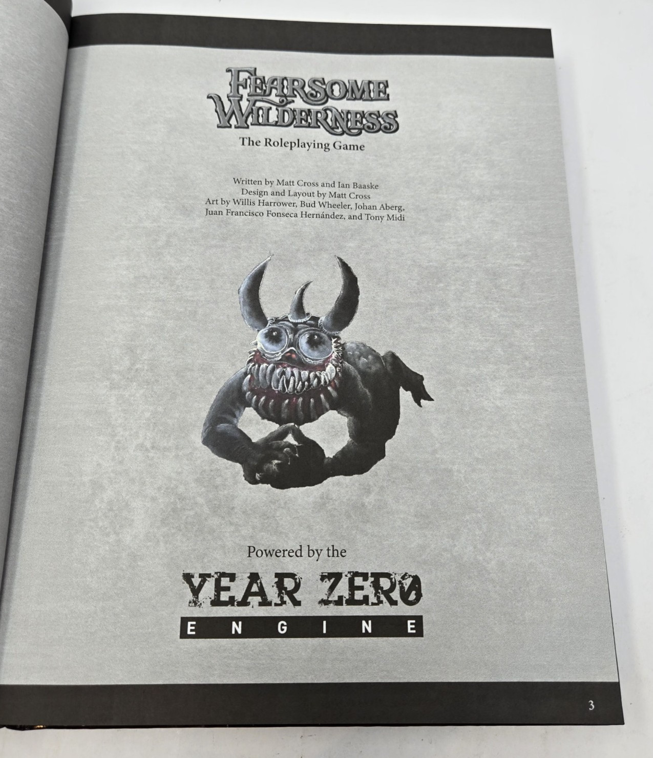 Fearsome Wilderness RPG Year Zero Horror/Lumberjack Folklore *Kickstarter Ed