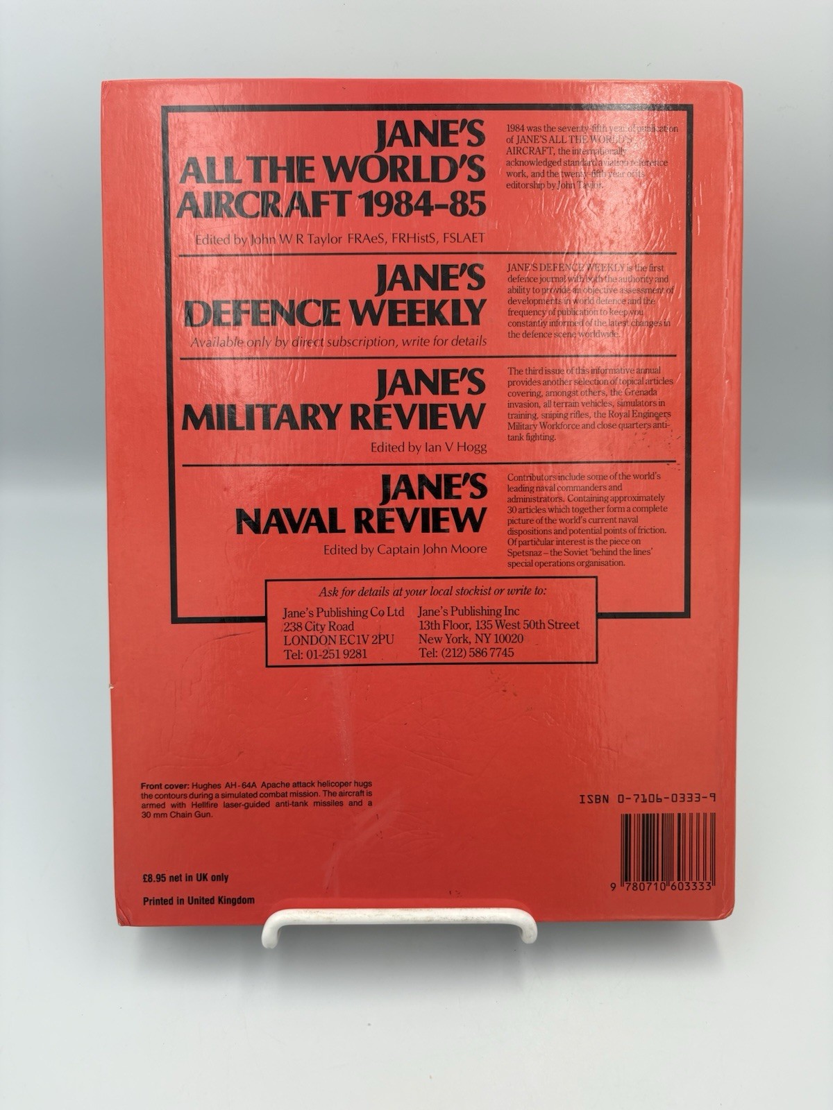 JANE’S AVIATION REVIEW edited by Michael Taylor 1985