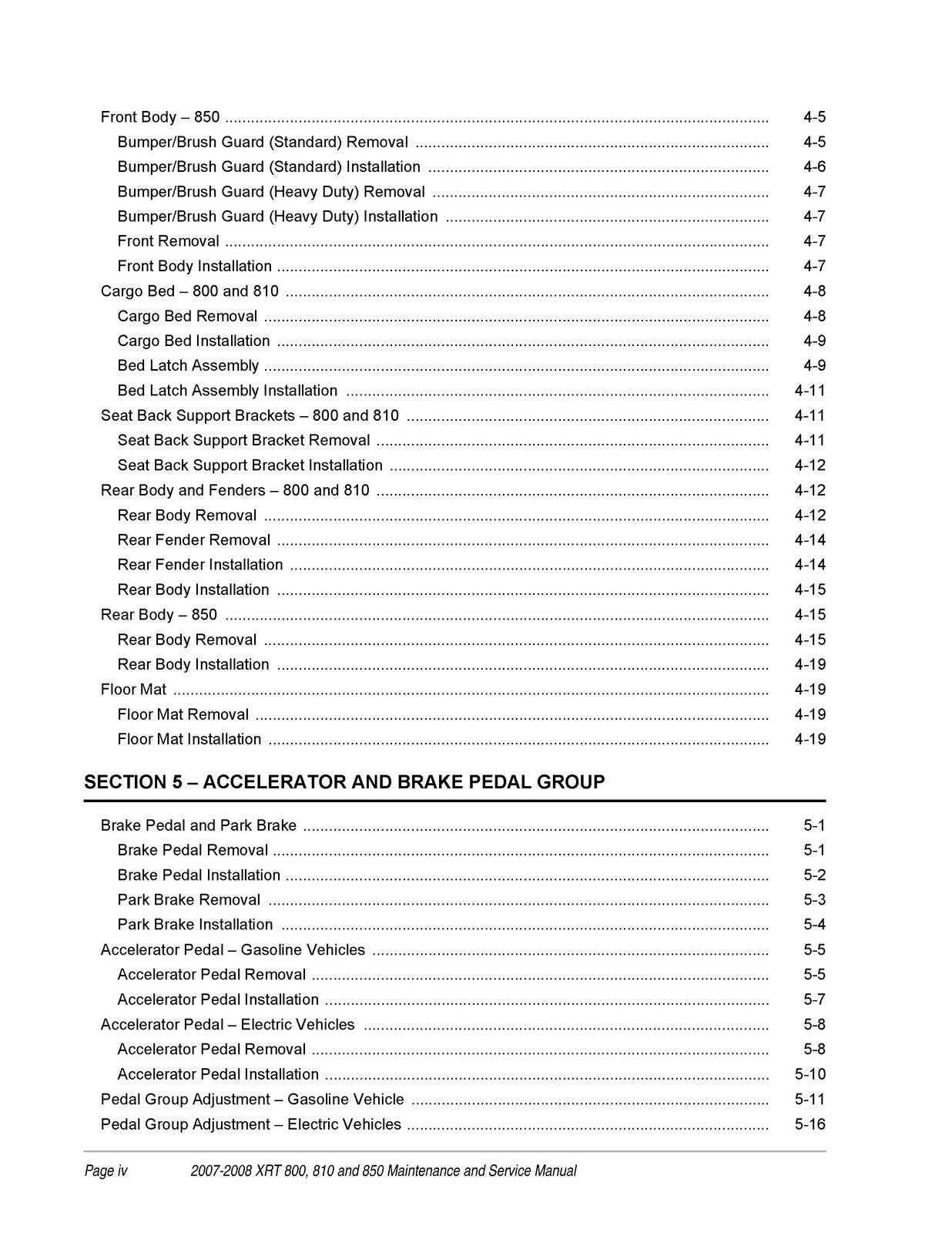 CLUB CAR XRT 800 810 850 Maintenance And Service Manual 2007-2008 – WIRE BINDER