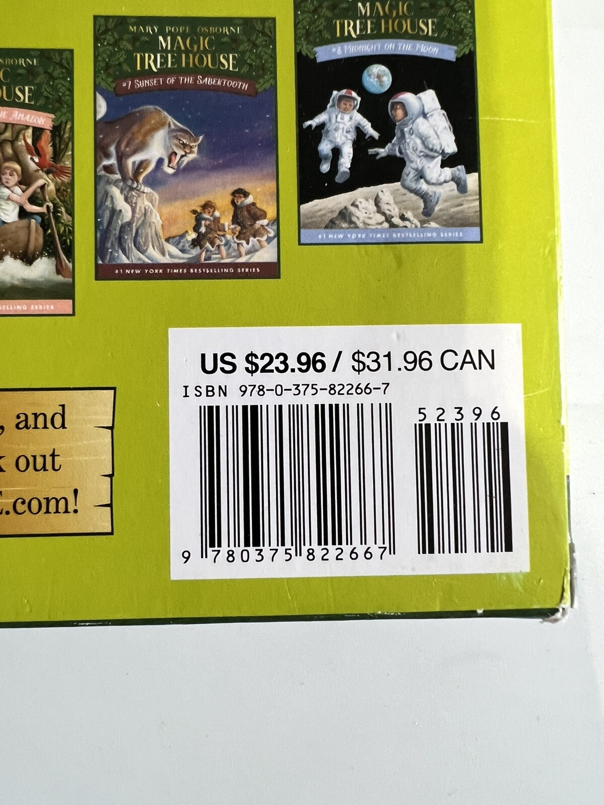 Magic Tree House Books 1-8 Boxed Set by Mary Pope Osborn NIB NOS one opened