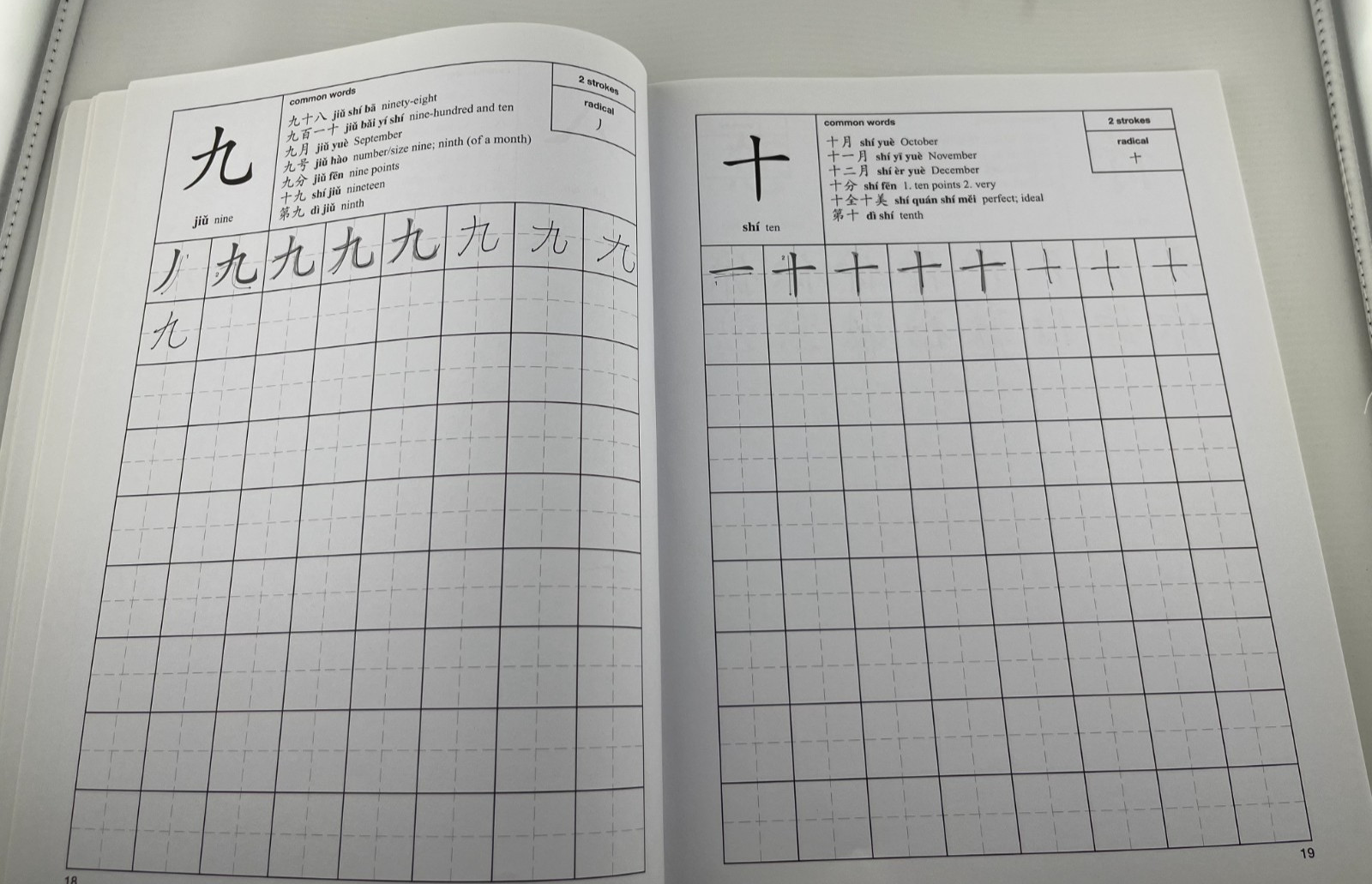 The First 100 Chinese Characters: Simplified Character Edition – Some writing