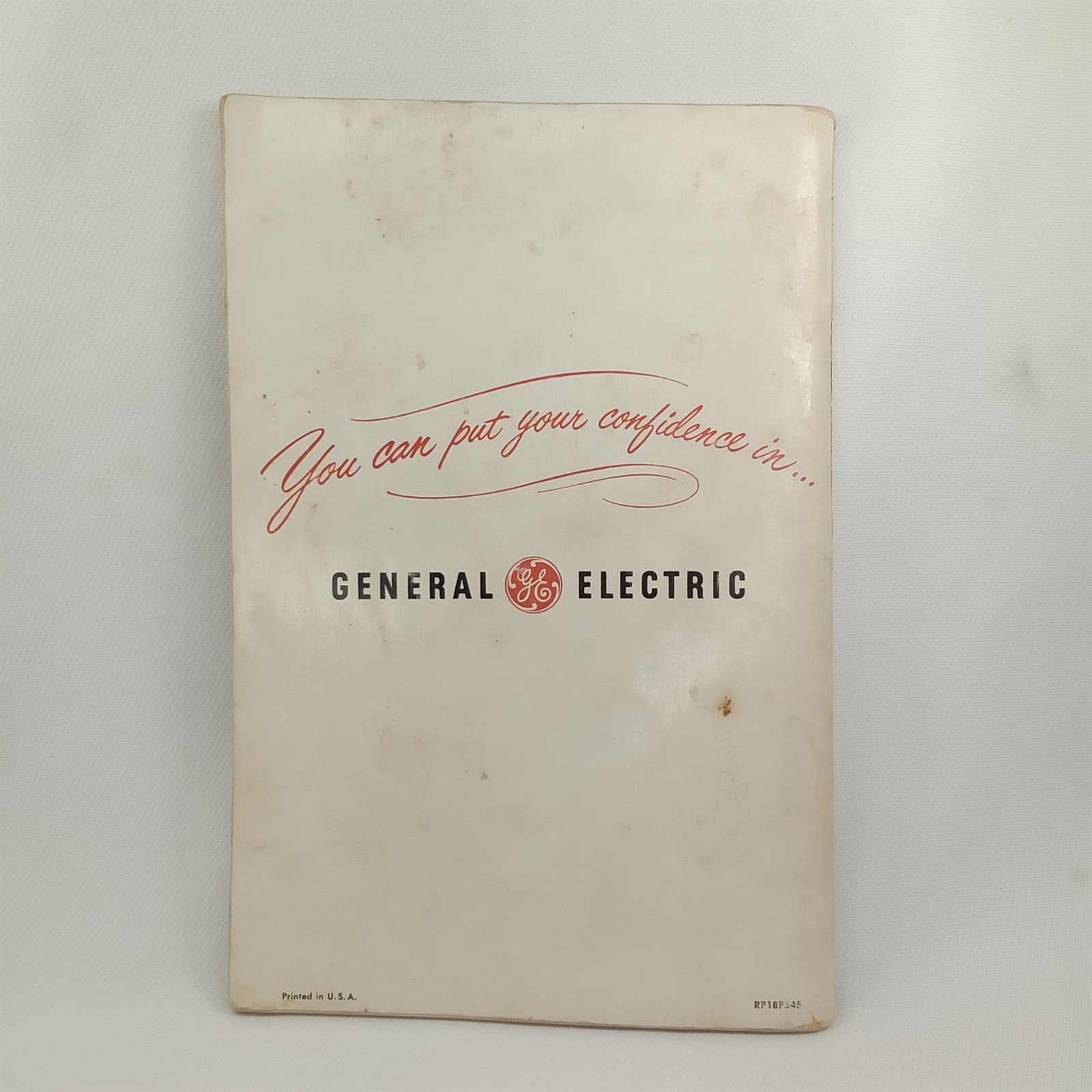 Vintage 1950s Cookbook Enjoy Speed Cooking General Electric Range 79 Pages