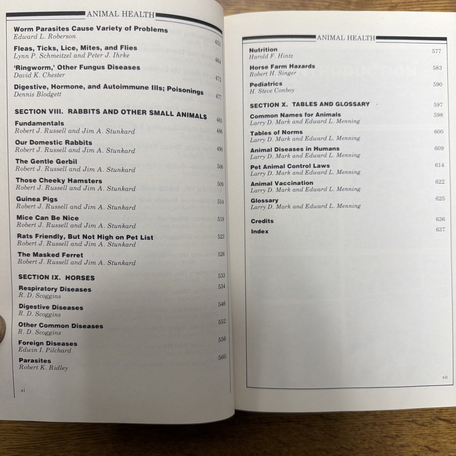 1984 Yearbook of Agriculture – Animal Health Livestock and Pets – 637 Pages