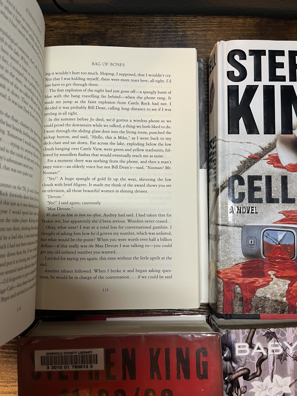 Lot Of 6 Stephen King HC,SC Cell Bag of Bones Duma Key 11/22/63 BabyLuv Talisman