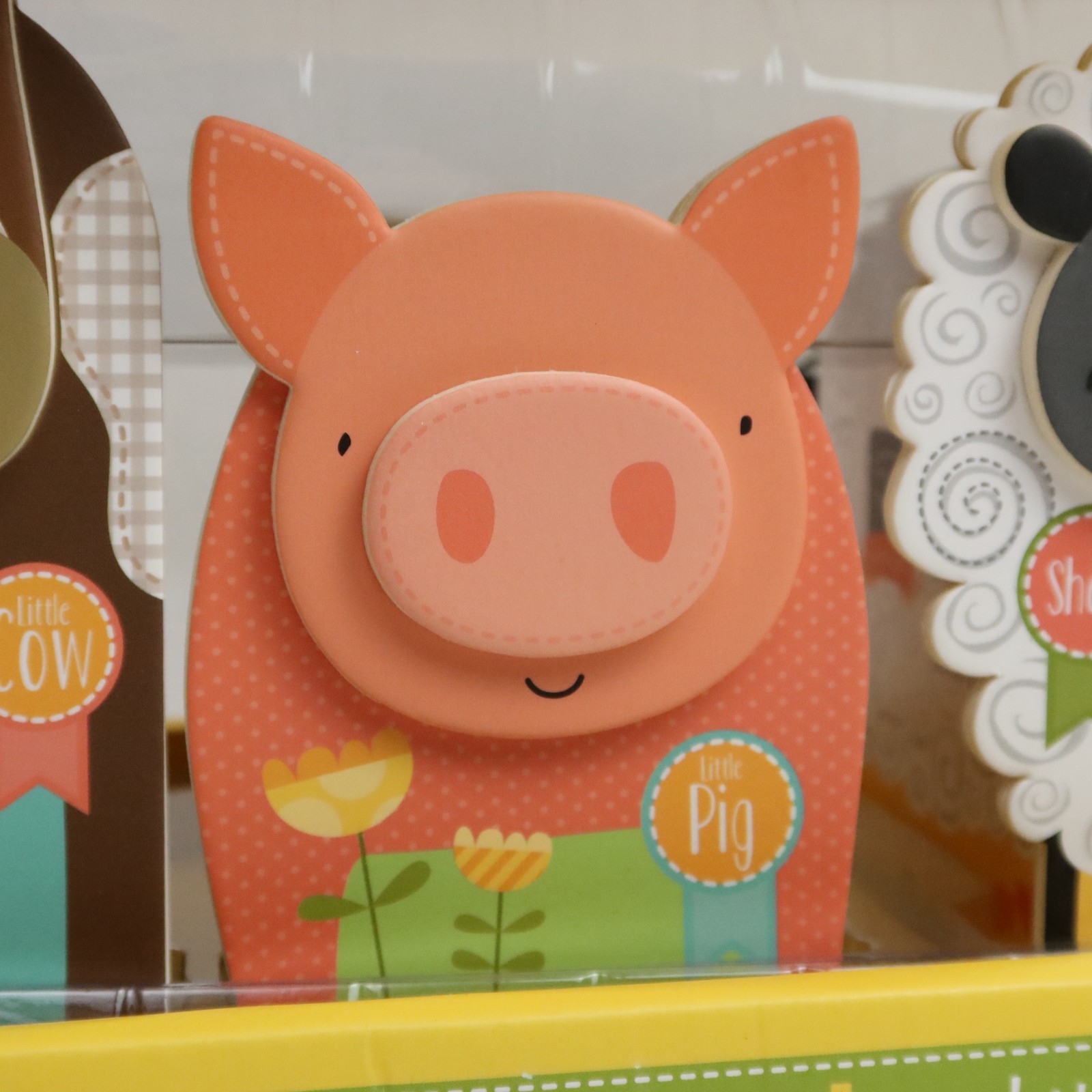 Bendon Farm Friends Little Blocky Books Set Cow Pig Sheep Baby Board Books Kids