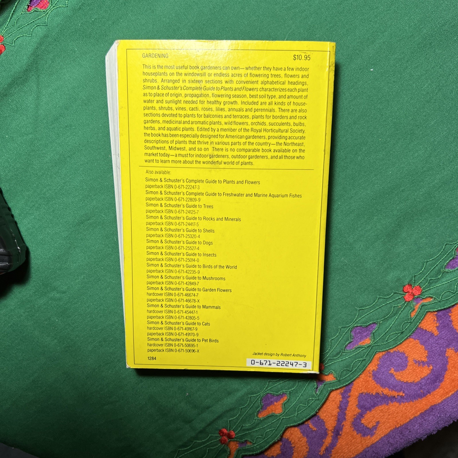 Simon & Schuster’s Complete Guide to Plants & Flowers Frances Perry Softcover