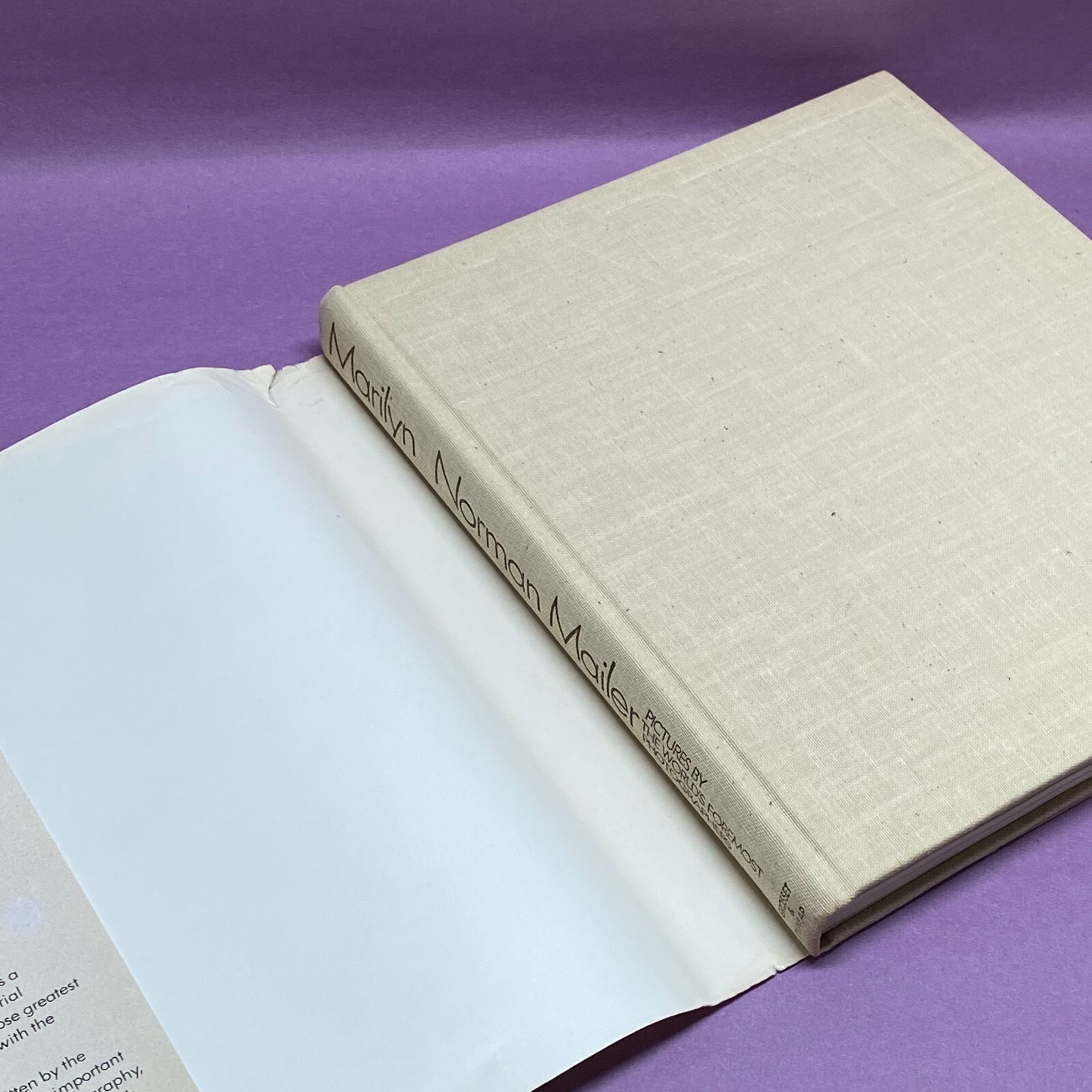Marilyn: A Biography By Norman Mailer 1973 – With Photos (Marilyn Monroe) HC
