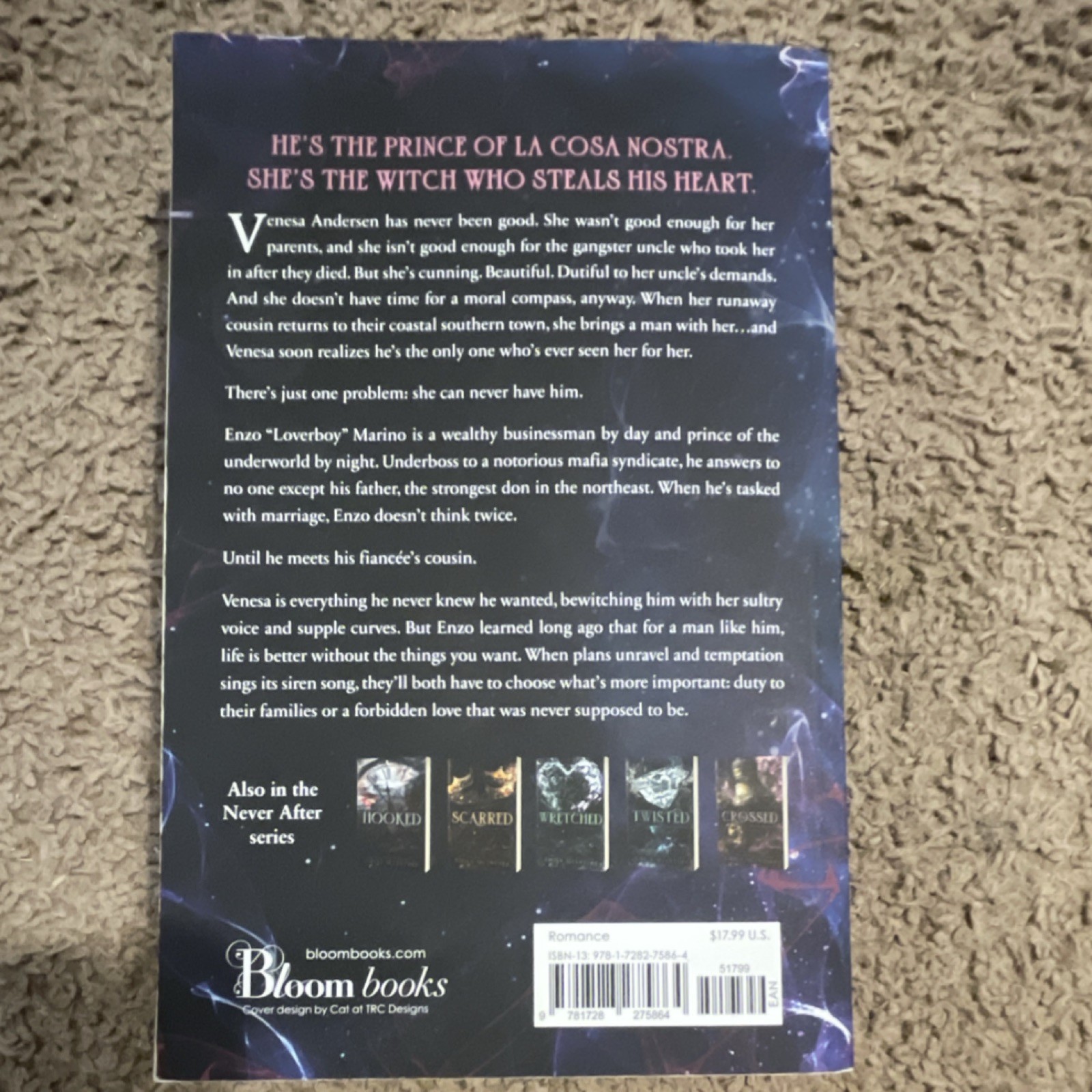 Hexed Emily McIntire Paperback Bloom Books Romance Never After Series Novel