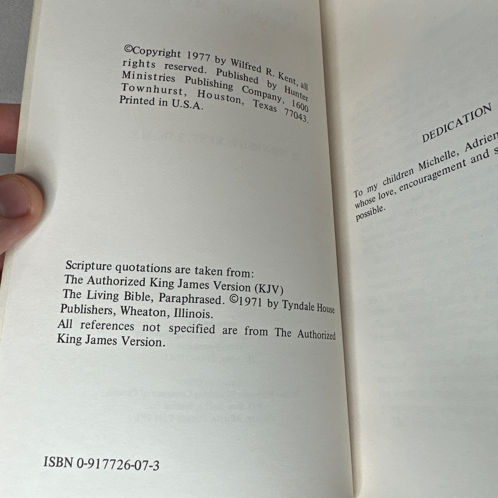Yes, I Can Change the Shape of My World by Wilfred R. Kent 1977