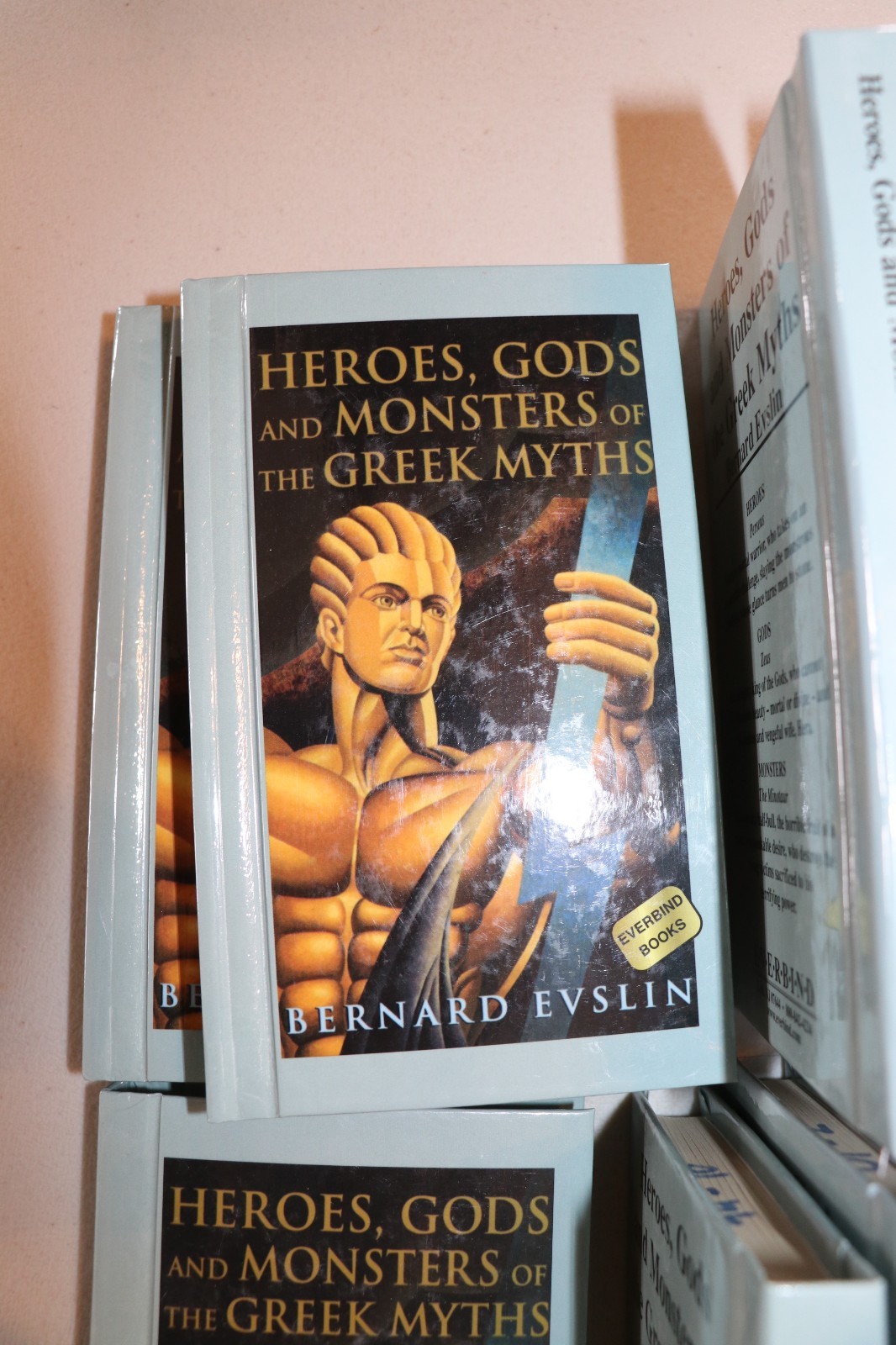 30 Book Class Set Heroes Gods Monsters Greek Myths Bernard Evslin Hardcover VG