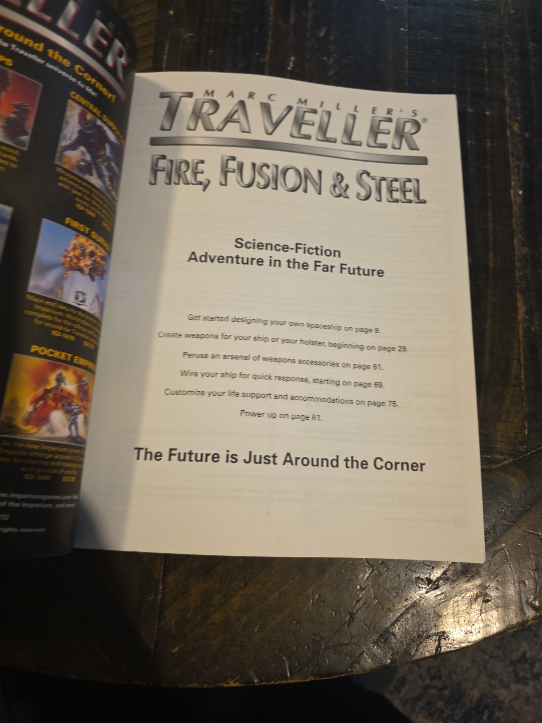 Marc Miller’s Traveller FIRE, FUSION & STEEL 4th Edition Softcover (N4)