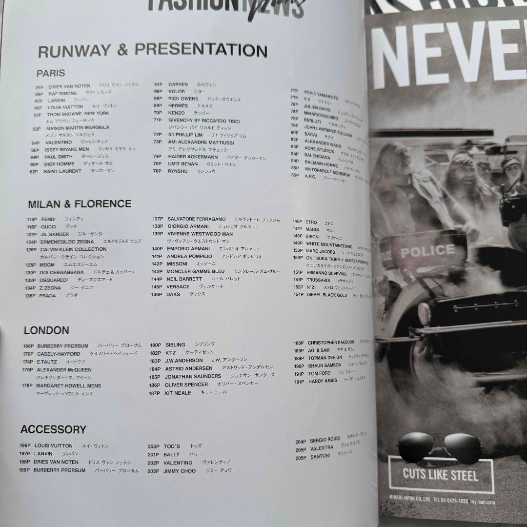 Fashion News Men’s Mag 2014-2015 April Issue Saint Laurent Gucci Raf Simons G-Dr
