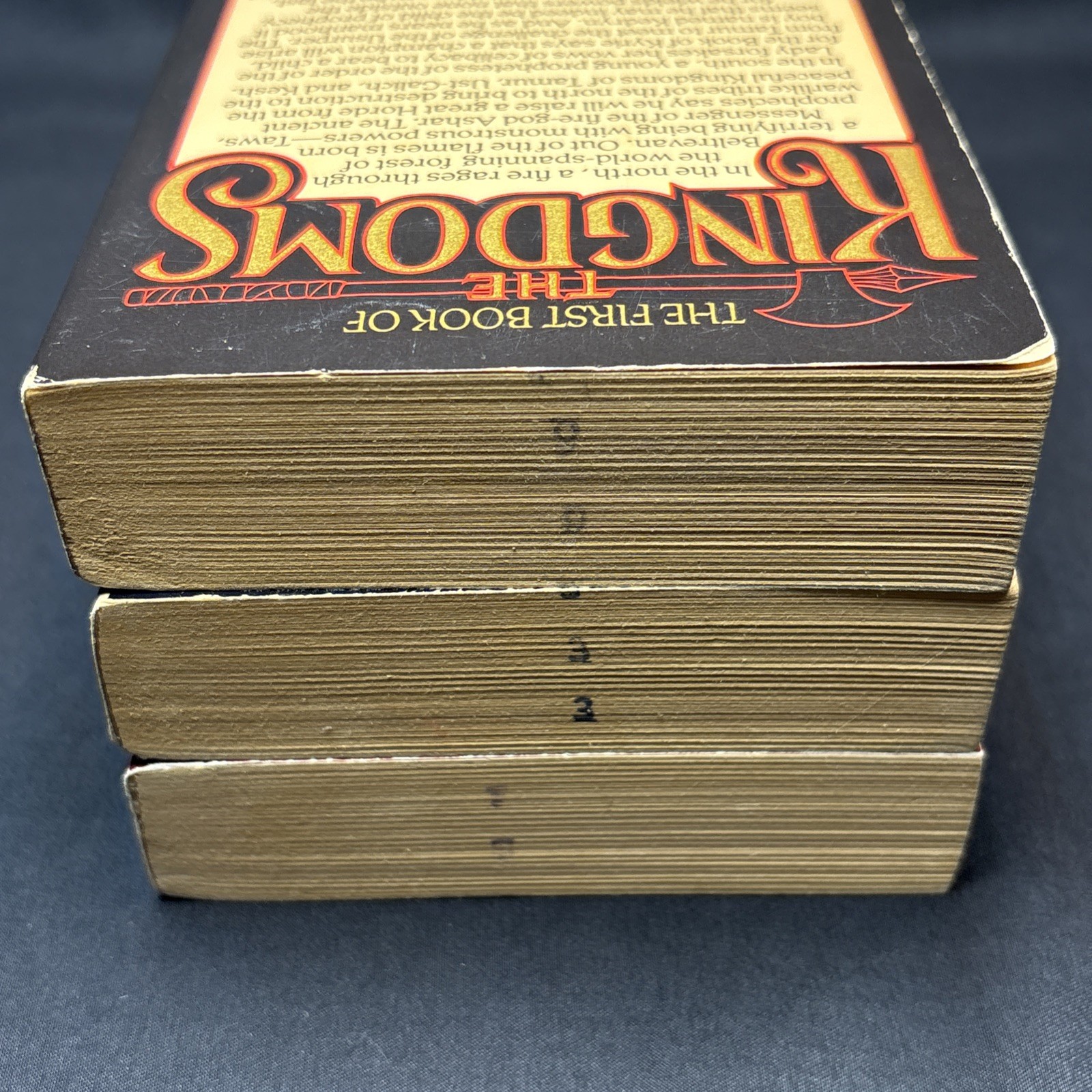 The Kingdoms Trilogy Set Book 1-3 Paperback Angus Wells Fantasy First Edition