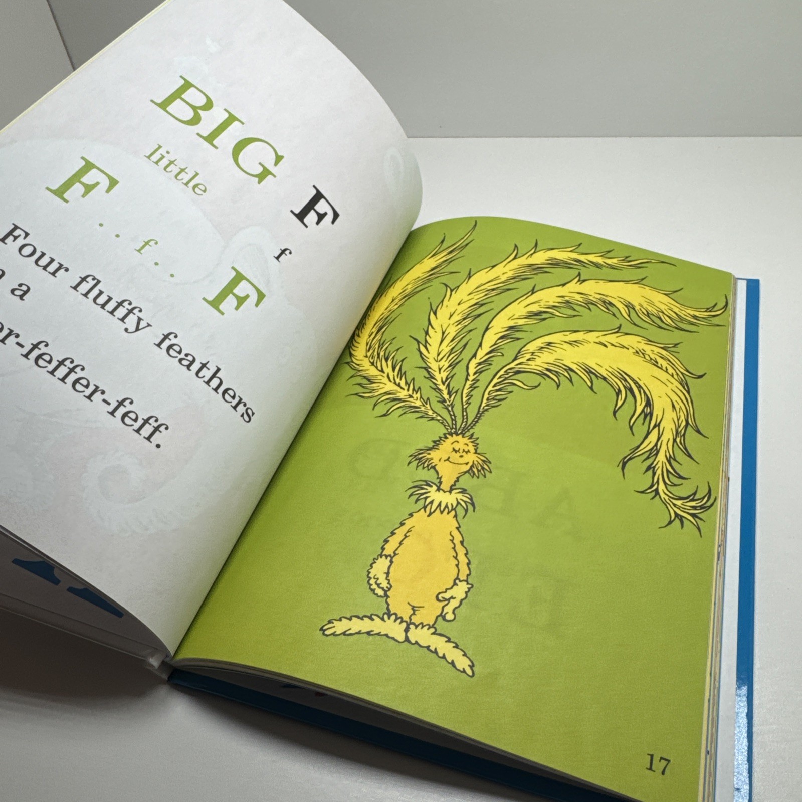 Dr Suess ABC Book 1963 Beginner Book Vintage White Hardcover