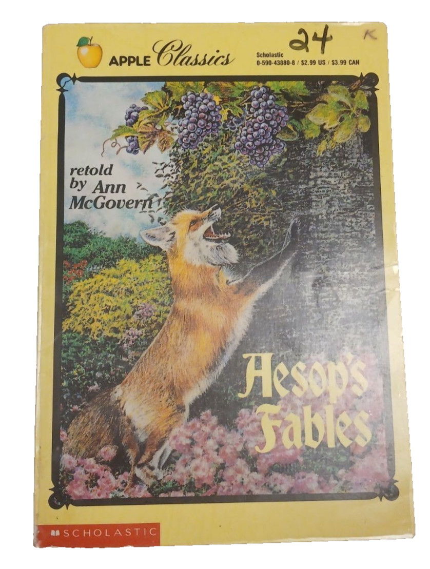 Aesops Fables Book Retold By Ann Mcgovern