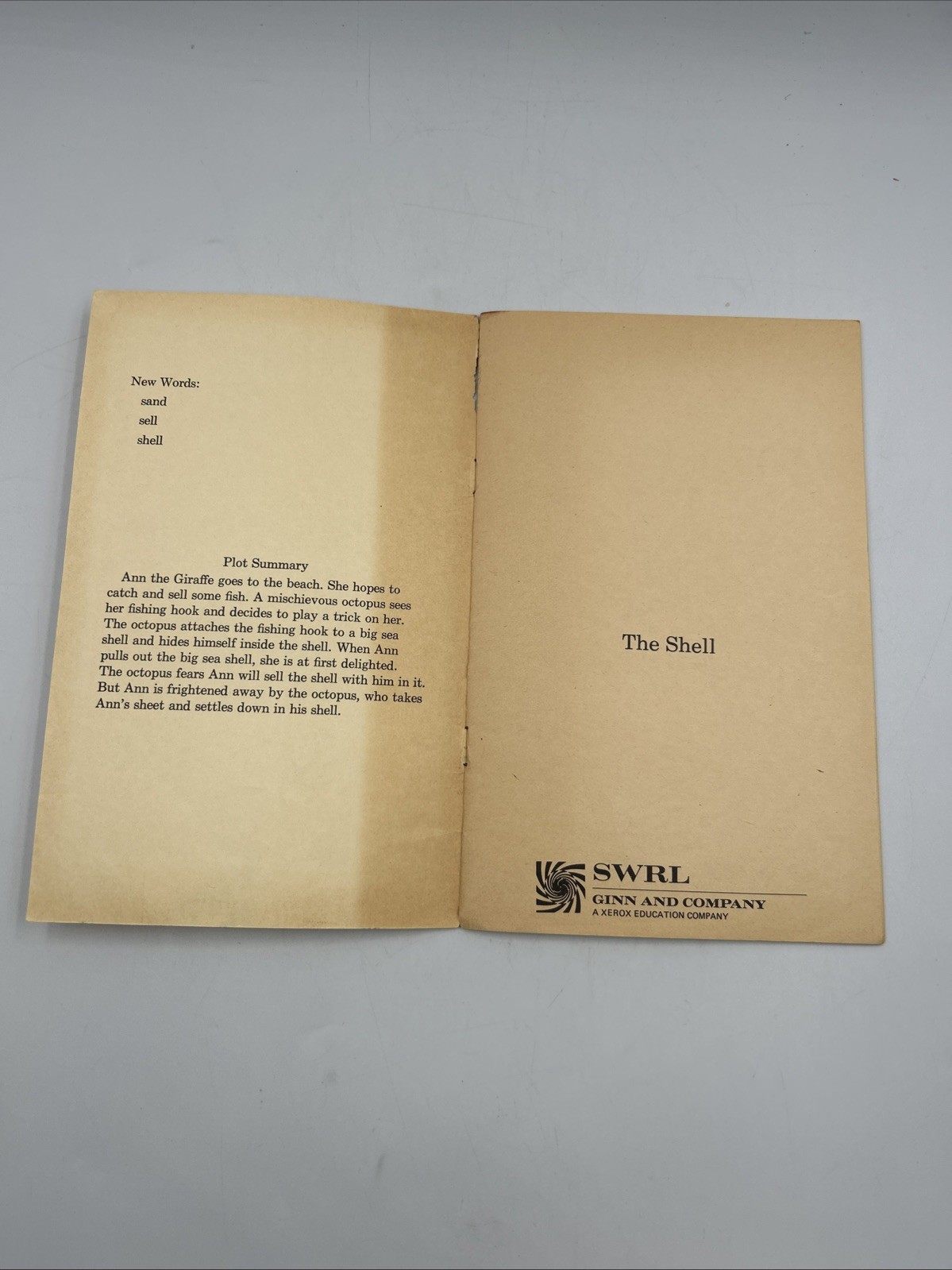The Shell ~ Childrens Reader Xerox Education Weekly Reader Book 50 Pampley 1972