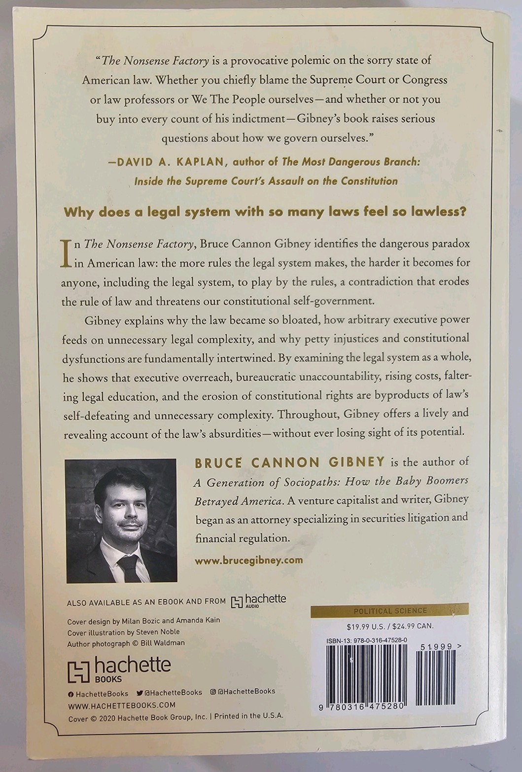 The Nonsense Factory: The Making and Breaking of the American Legal System by