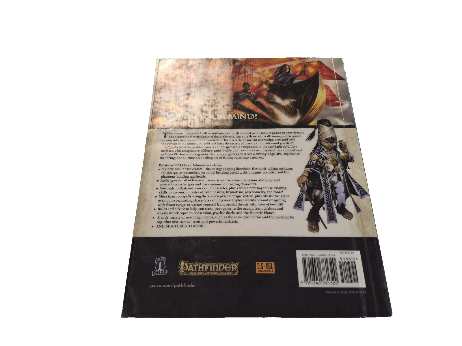 Pathfinder Roleplaying 1E: Occult Adventures Pocket Edition by Jason Bulmahn