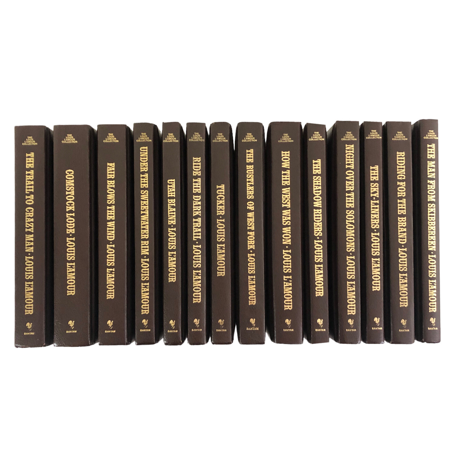 THE LOUIS L’AMOUR COLLECTION Western Fiction Hardcover Leatherette Bantam Books