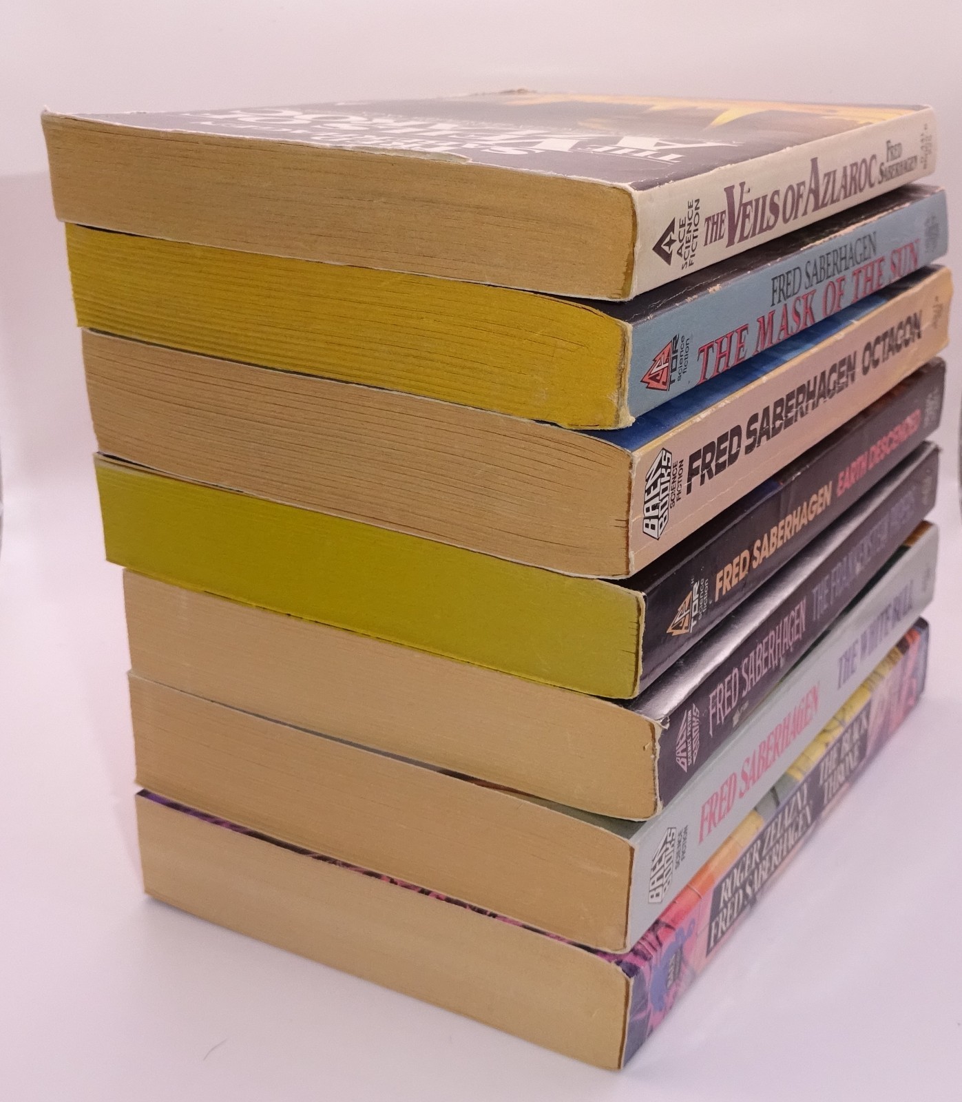 Lot of 7 Fred Saberhagen Vintage Paperback Standalone Novels